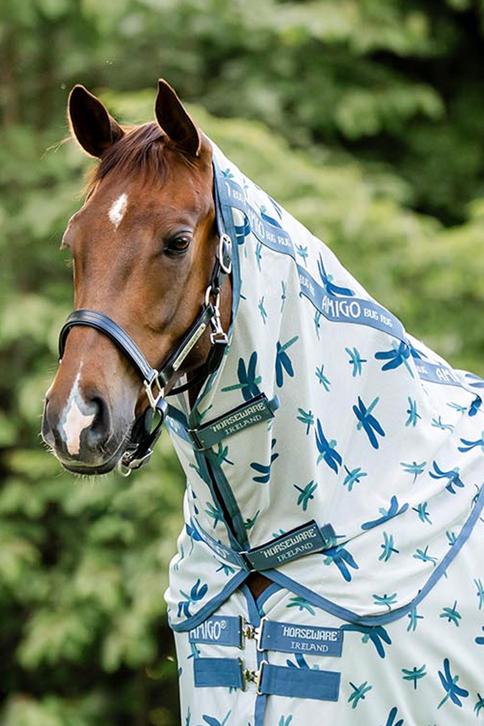 Horseware Amigo osłona szyi do derki przeciw owadom, ochrona UV Derki
