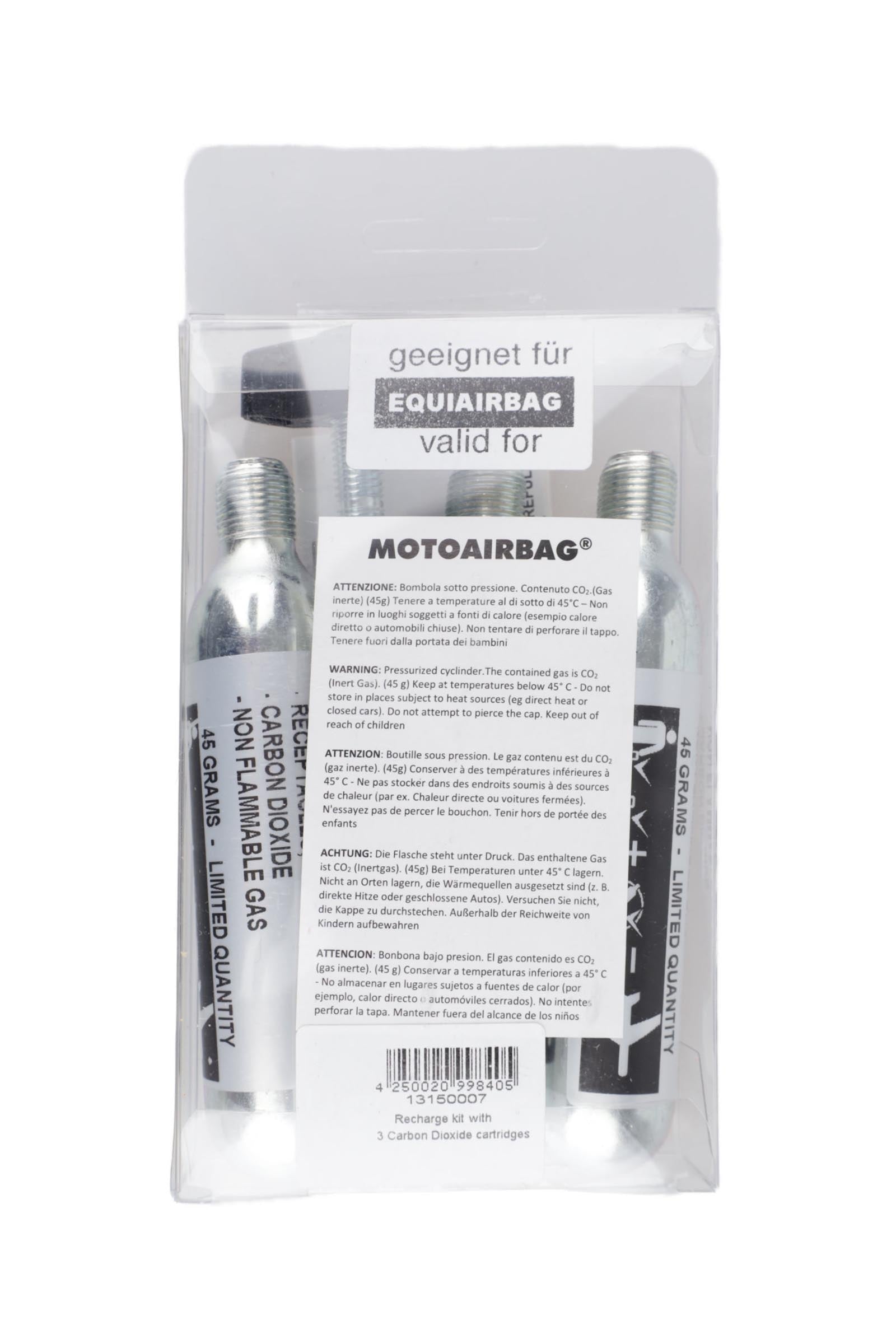 USG EquiAirbag® Recharge Kit (Incl. 3 Catridges, Tool & Manual) Kaski i kamizelki jeździeckie