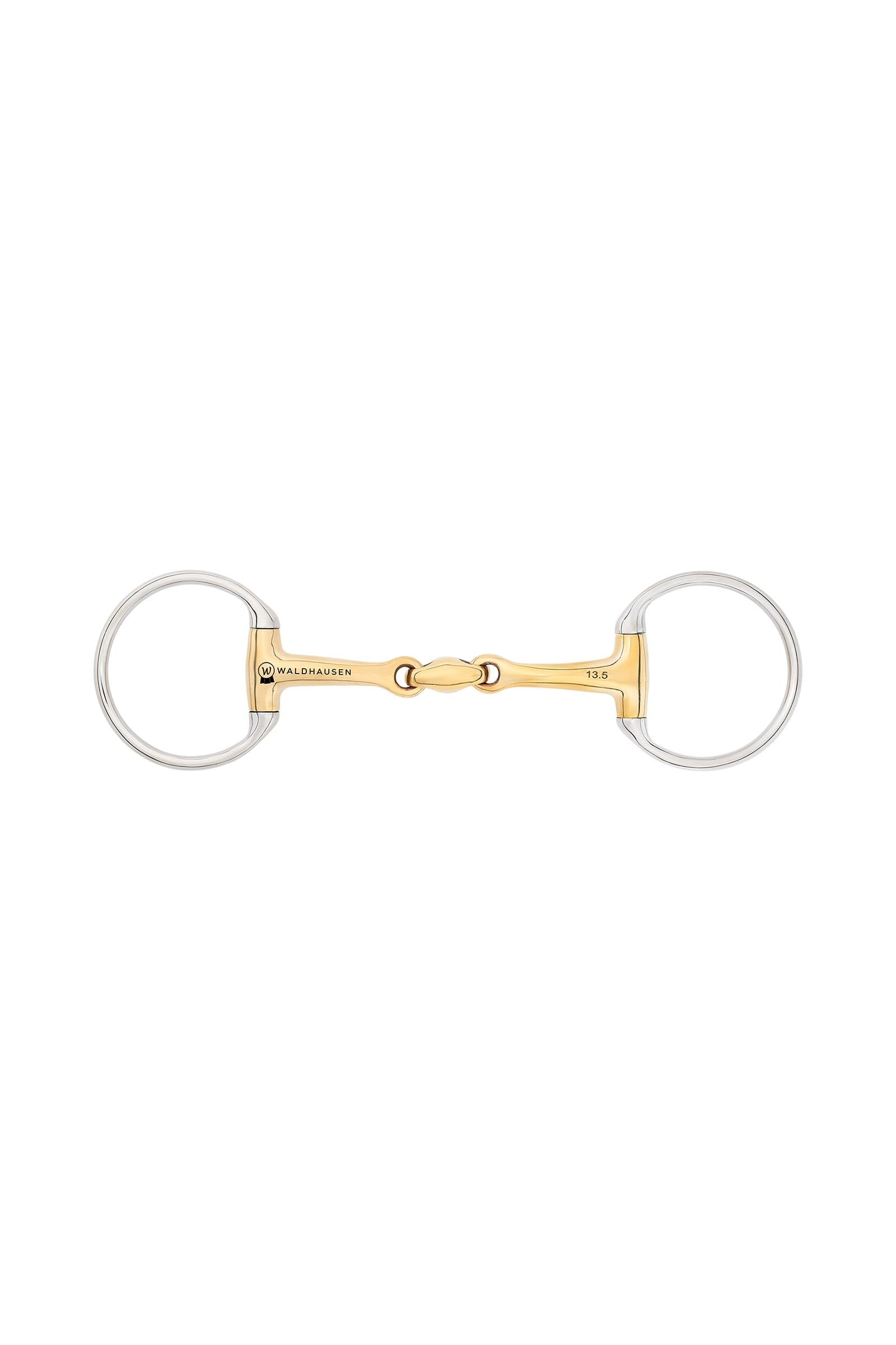 Waldhausen Cyprium Eggbutt Bit, Double Jt., 14 mm Horse Bits