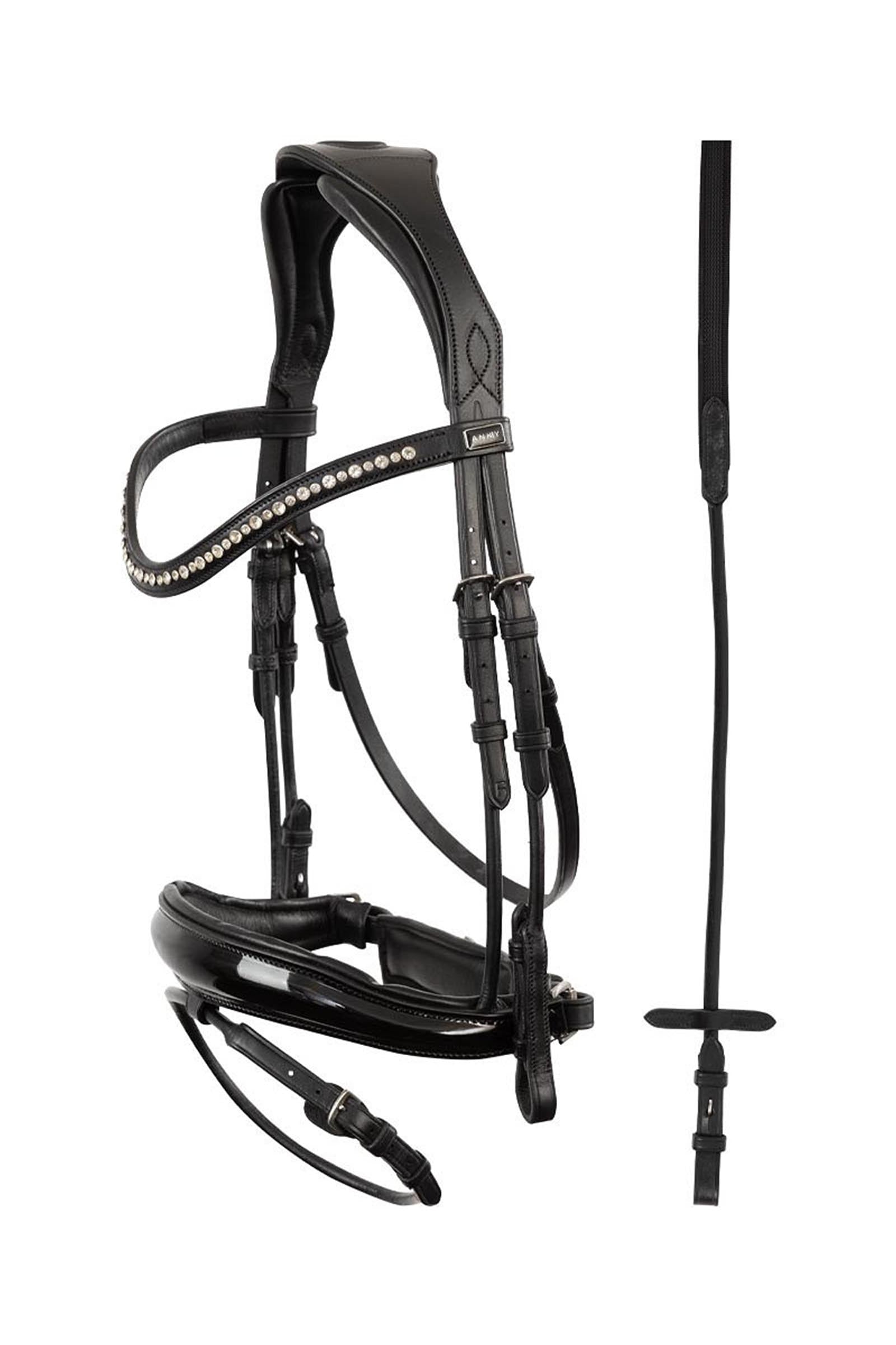 Anky ANKY Anatomic Comfort Fit Bridle With Pull Back Double Ogłowia i wodze