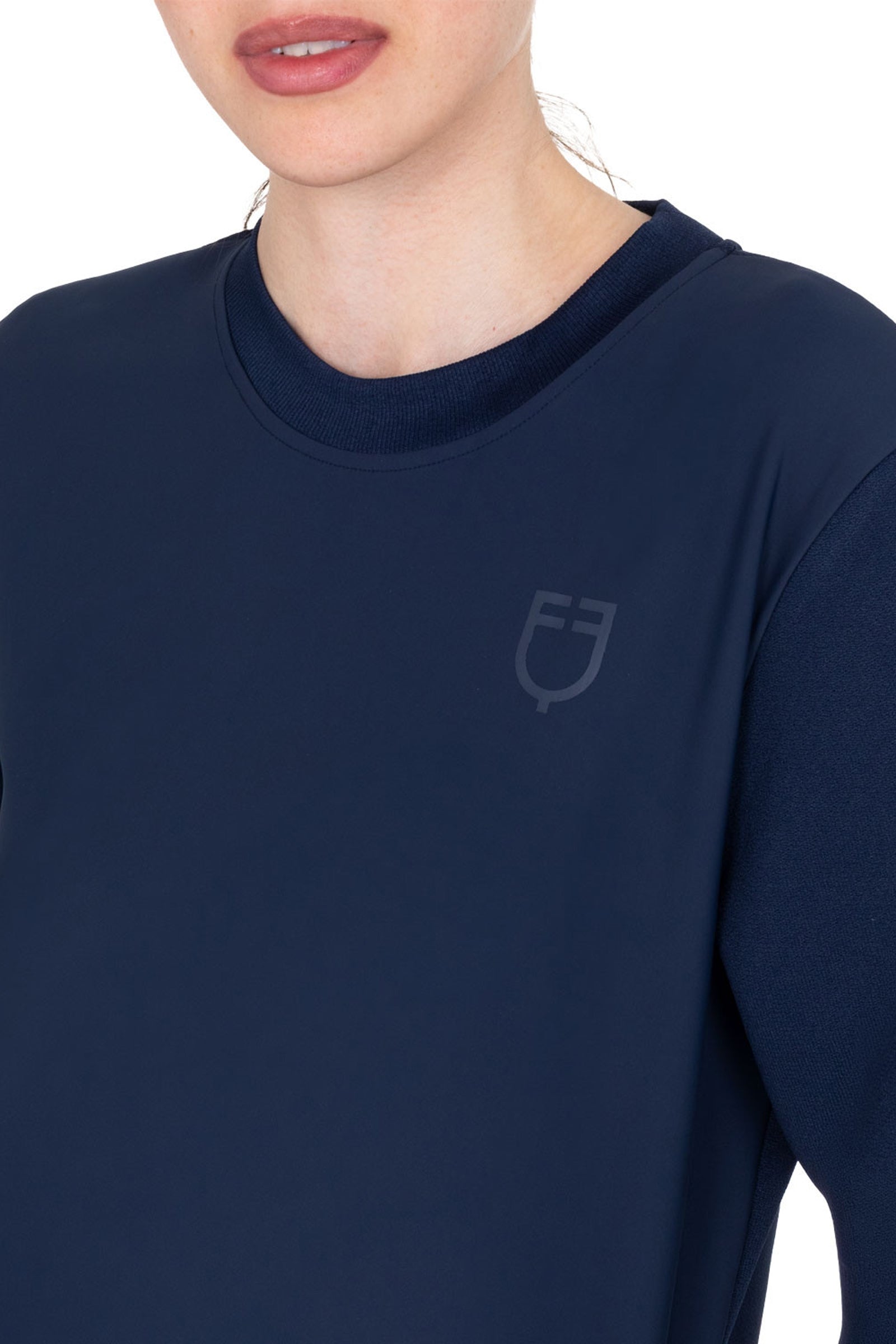 Equestro SS2026 Women's Nylon-Knit Seamless Sweatshirt Women’s Riding Clothing