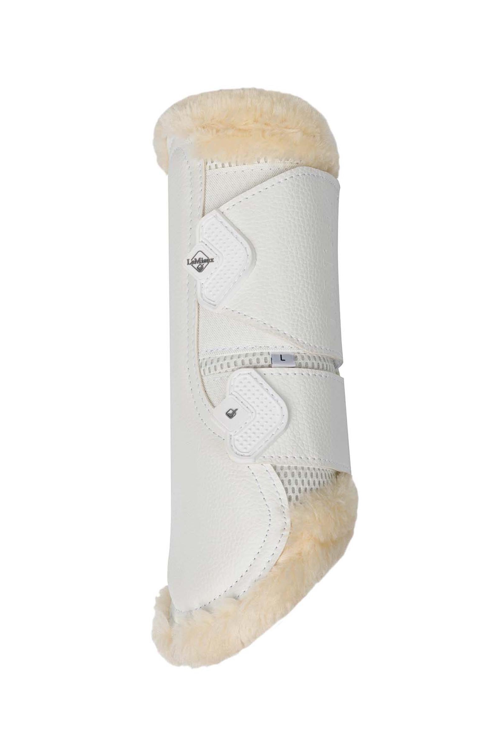 LeMieux Mesh Brushing Boots With Fleece Edging Leg Protection & Hoof Protection for Horses