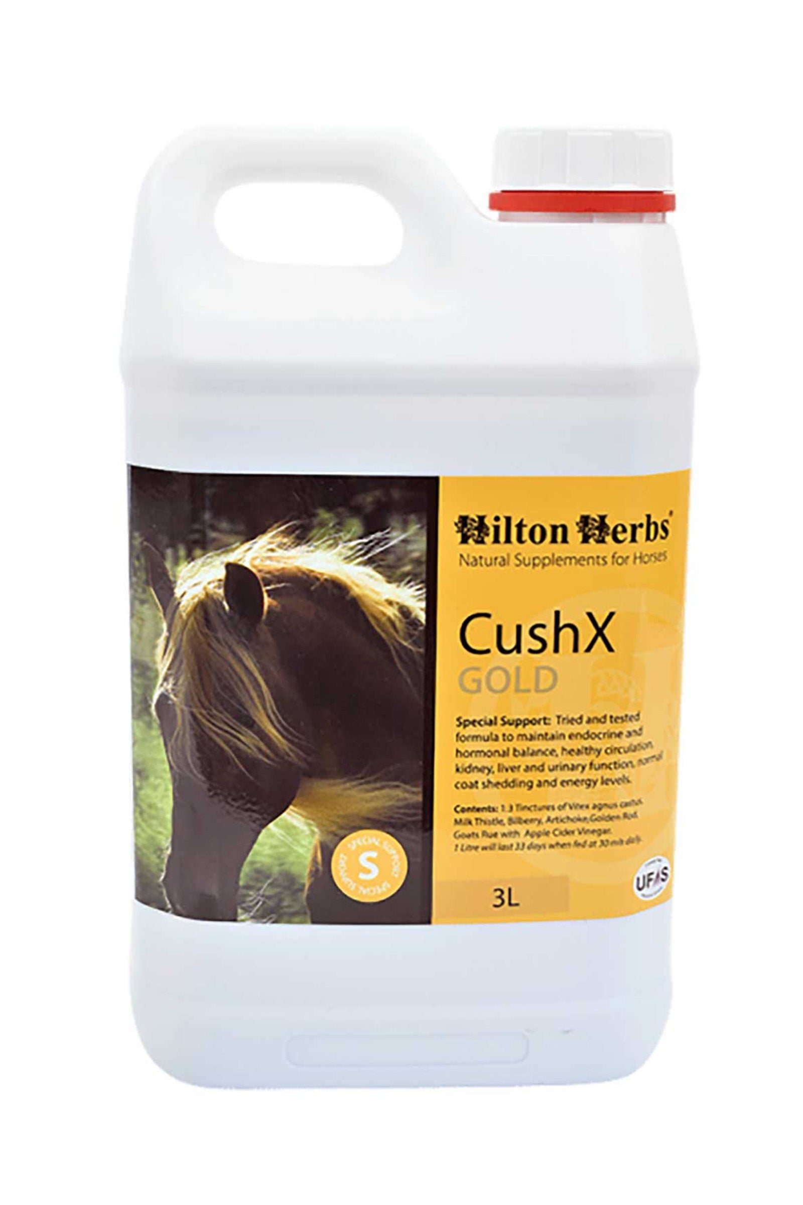 Hilton Herbs Cush X GOLD Wspiera system endokrynny, 3 L Horse Feed & Nutrition