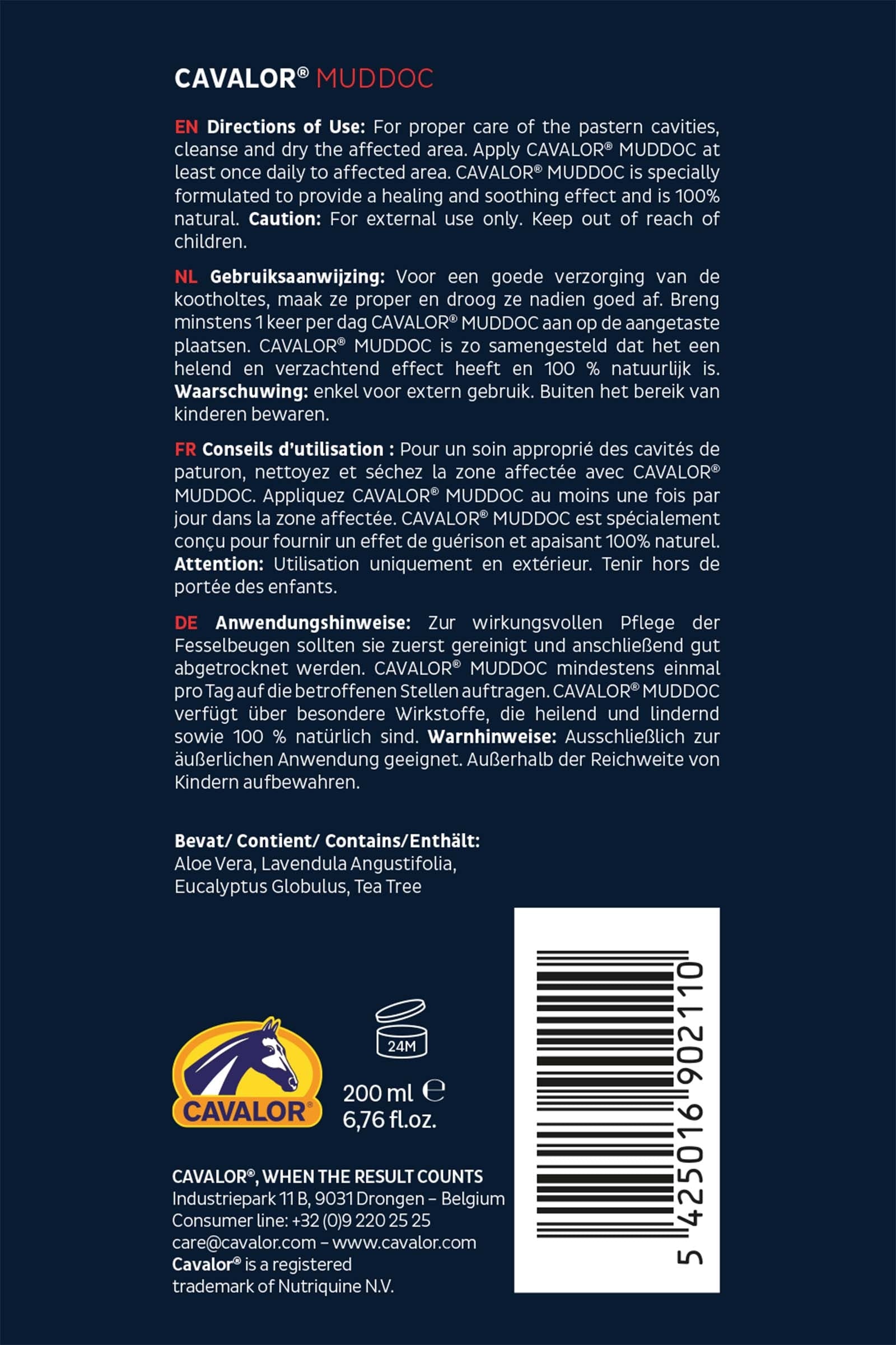 Cavalor Muddoc, 200ml Horse Health Care