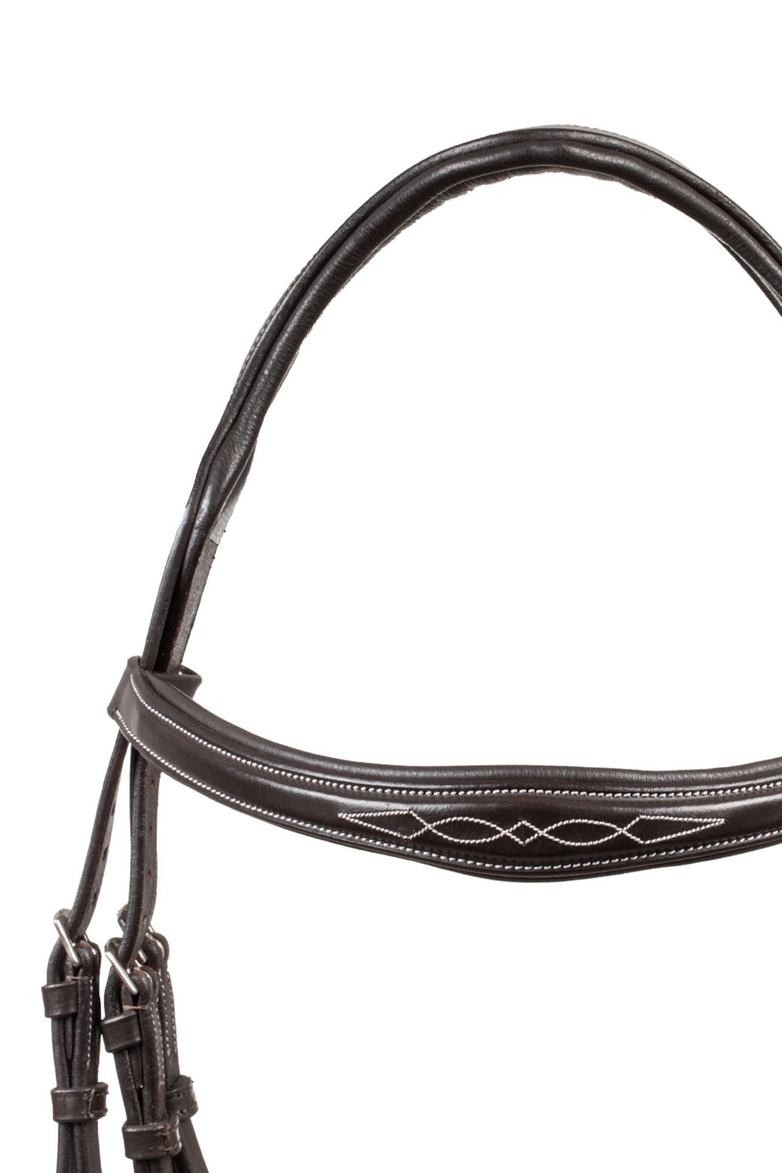 Equestro Bridle in Soft Stitched Leather Bridles & Reins