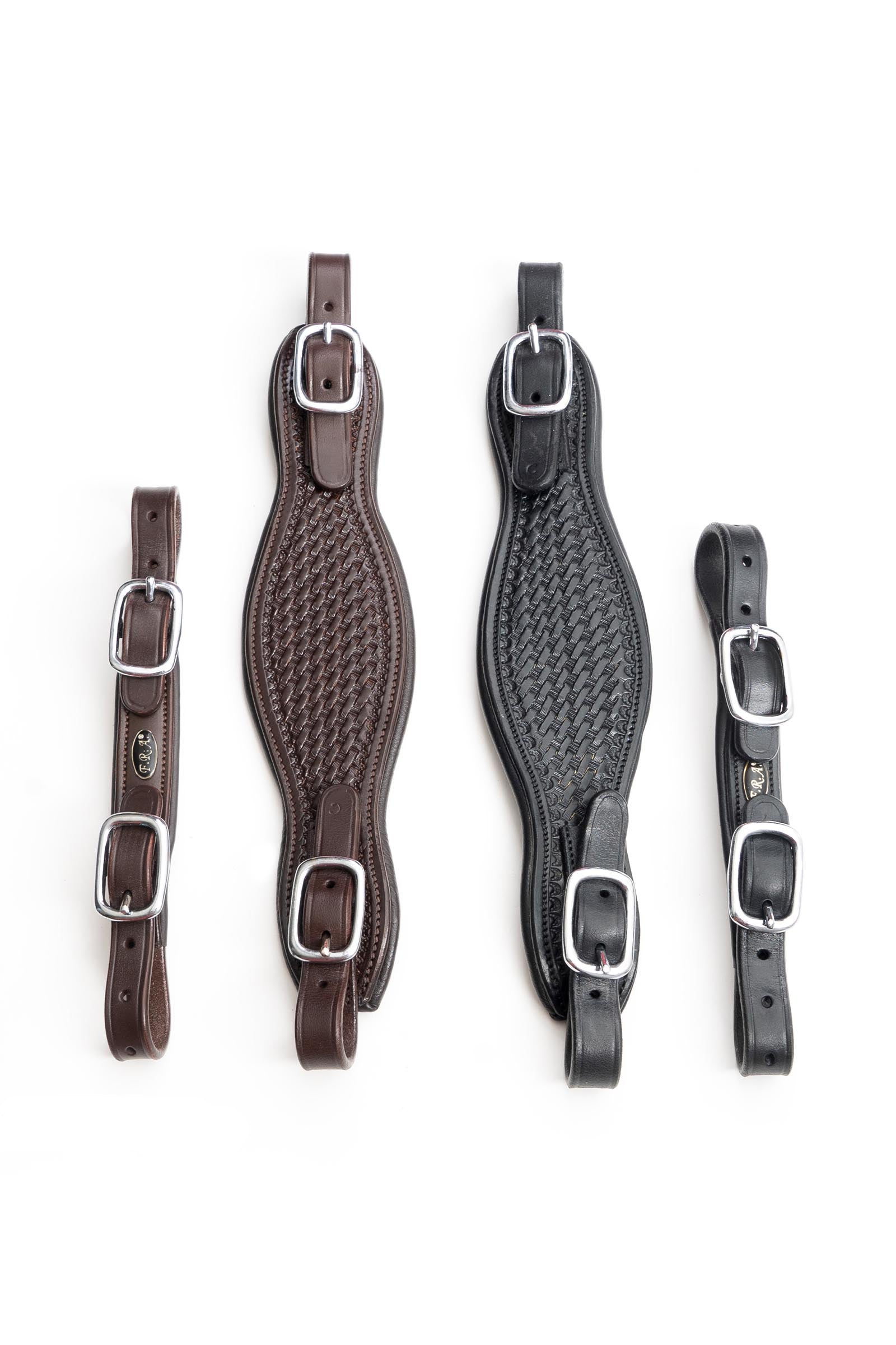 F.R.A. Freedom Riding Articles Fiore Cavemore Nosepart English Leather (Syst.2) w/ Scissors Bridles & Reins