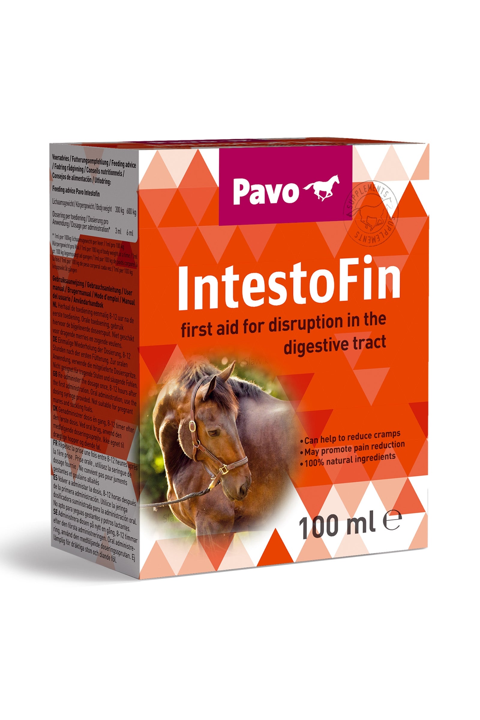 Pavo IntestoFin, 100 ml Horse Feed & Nutrition