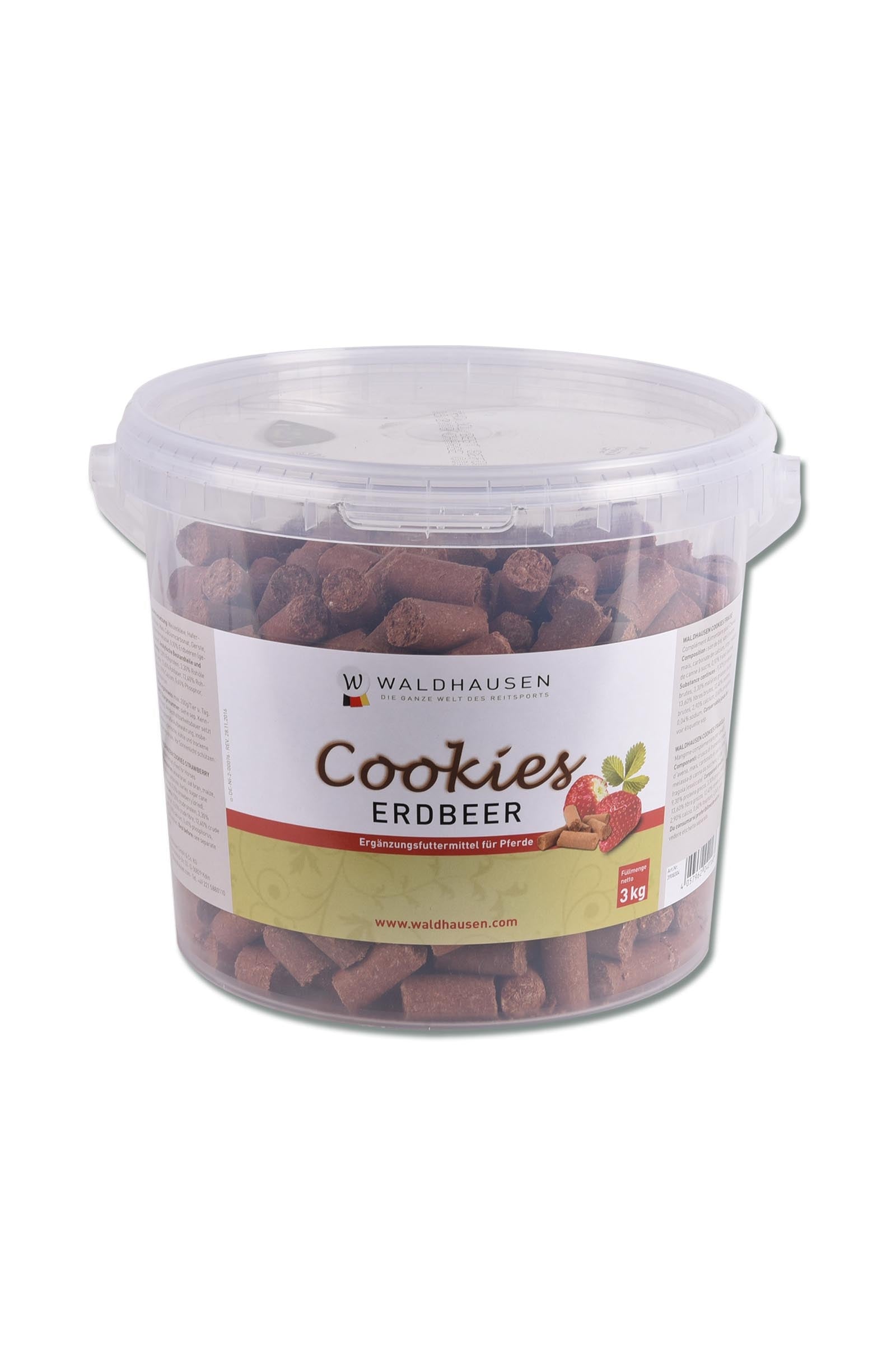 Waldhausen Cookies Strawberry, 3000 g Horse Feed & Nutrition