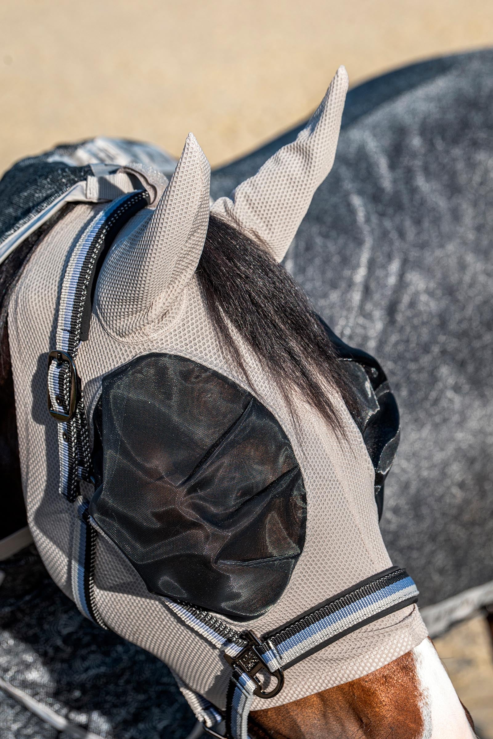 Eskadron Platinum 26 Tube Pro Fly Mask Antifly Protection for Horses