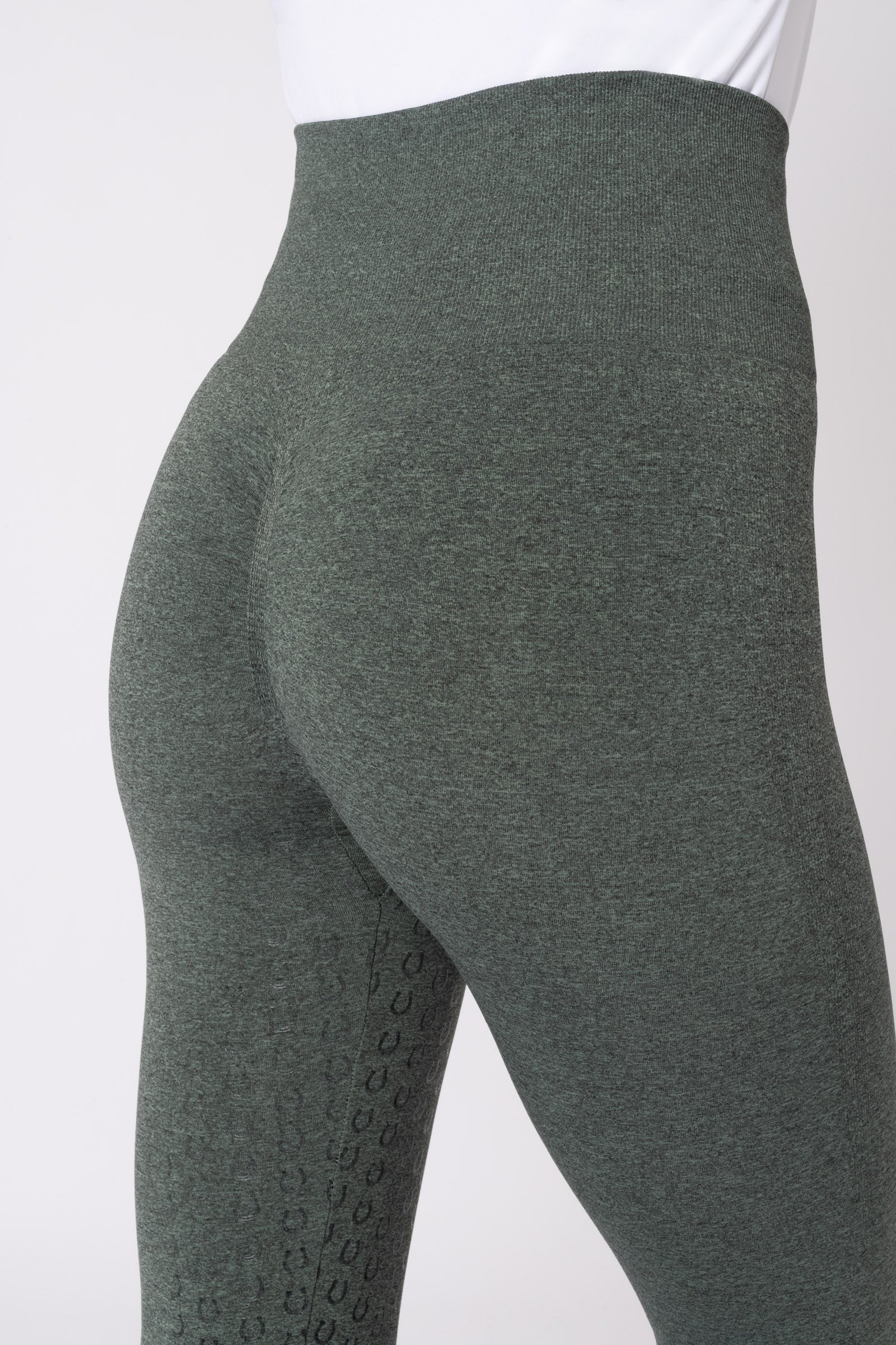 Horze Nessa Seamless Full Grip Scrunch Tights Womens Breeches