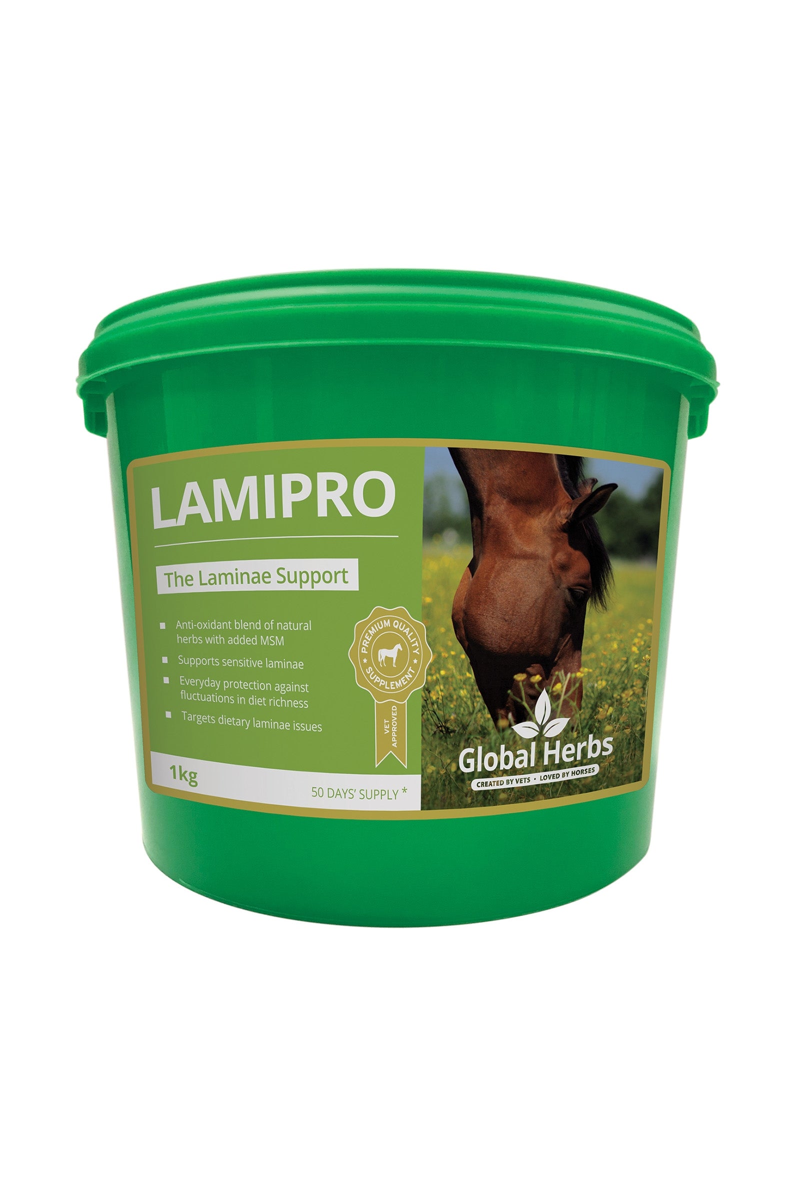 Global Herbs LamiPro Suplement 1kg Horse Feed & Nutrition