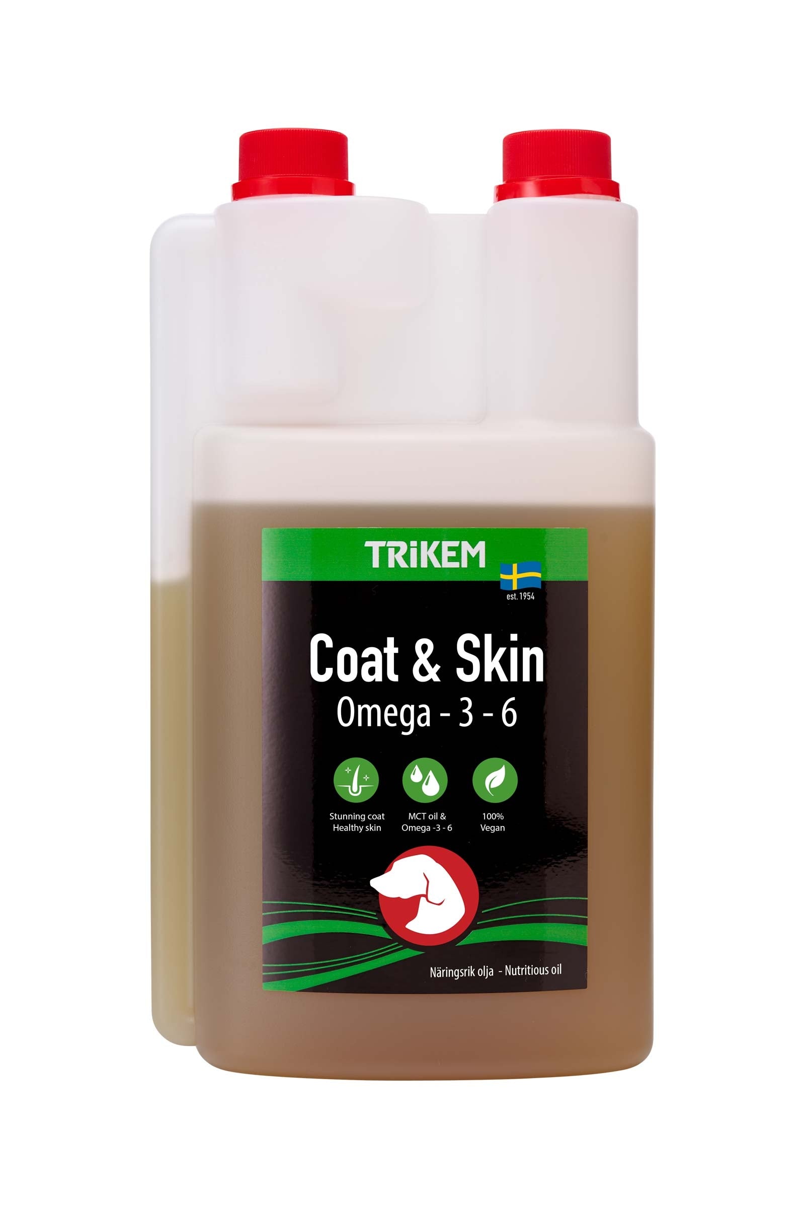 Trikem Coat & Skin olejowy dodatek paszowy dla psów, 500 ml Pies