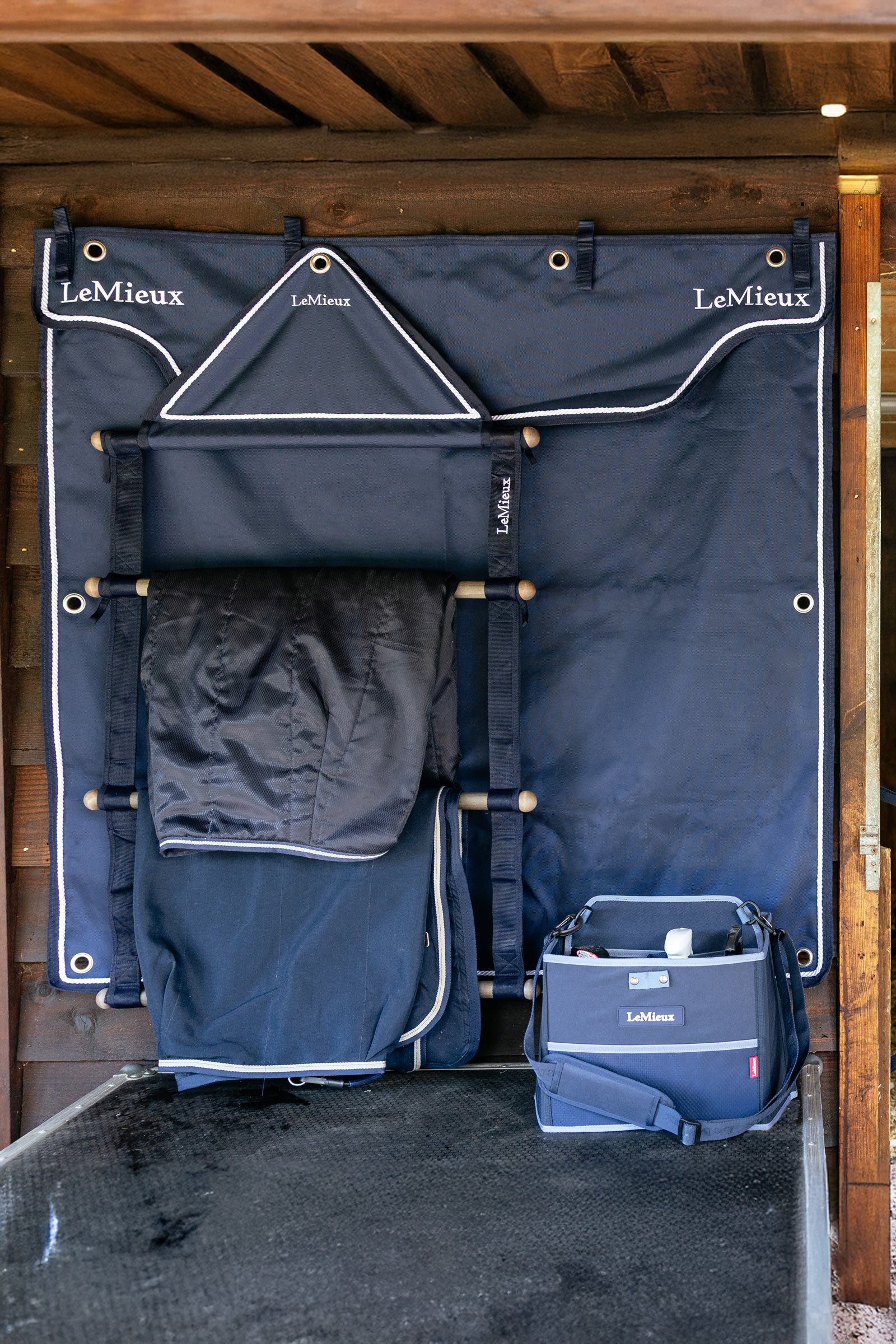 LeMieux Collapsible Storage Tote Horse Grooming Tools
