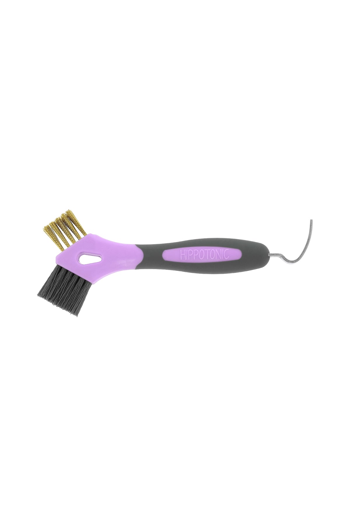 HIPPOTONIC 3-in-1 Metal Hoof Pick Brush Horse Grooming Tools