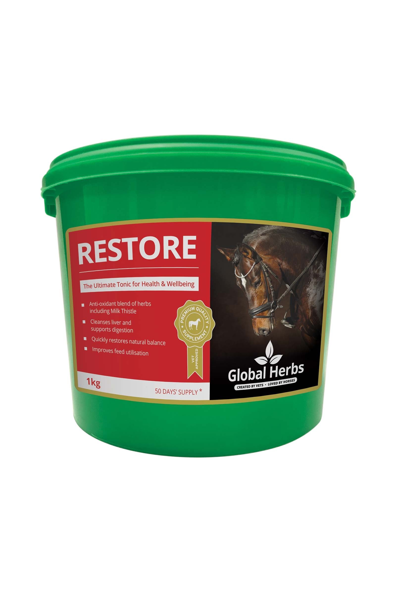 Global Herbs Regeneracja 1kg Horse Feed & Nutrition