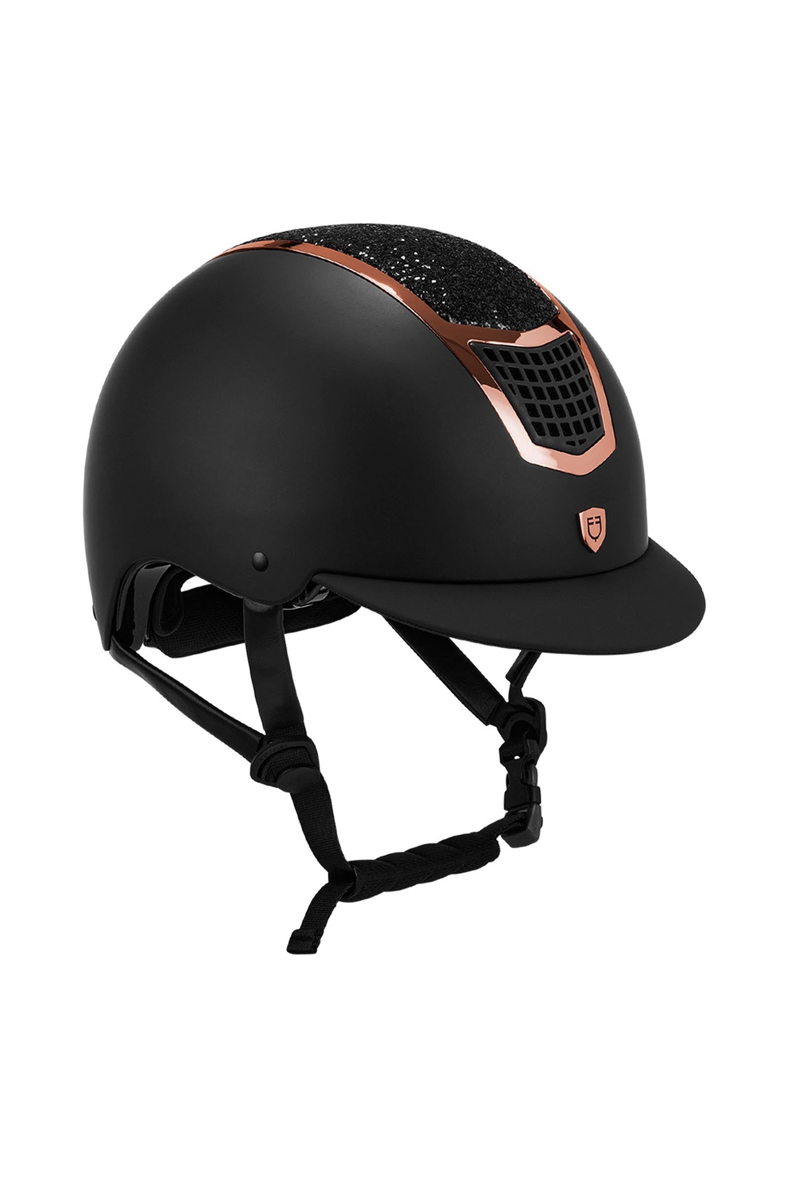 Equestro Helmet With Rhinestones En 1384-2023 Homologation Safety Equipment