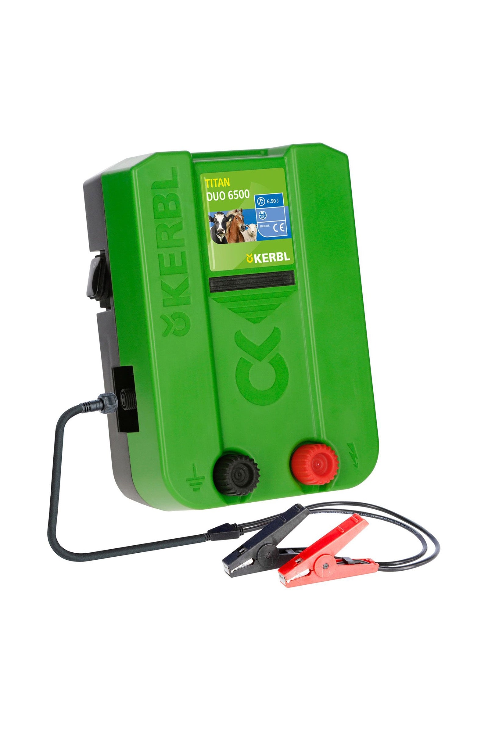 Kerbl TITAN DUO 6500 Uniwersalny elektryzator 12V Ogrodzenia elektryczne i wyposażenie