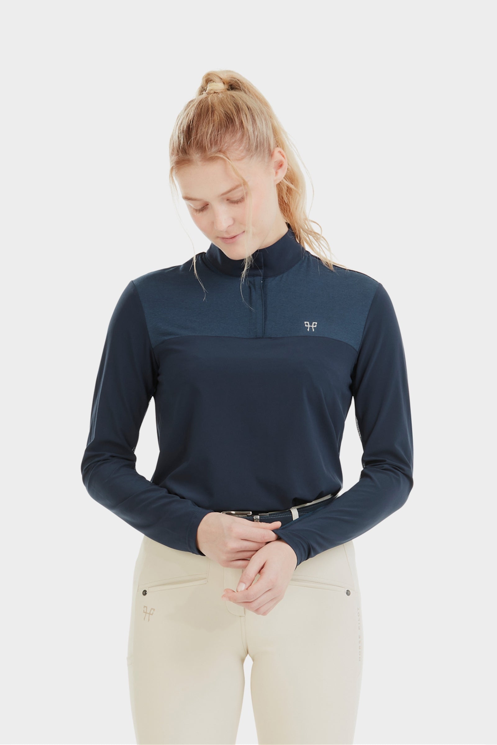 Horse Pilot Sunrise Koszula damska Odzież jeździecka damska