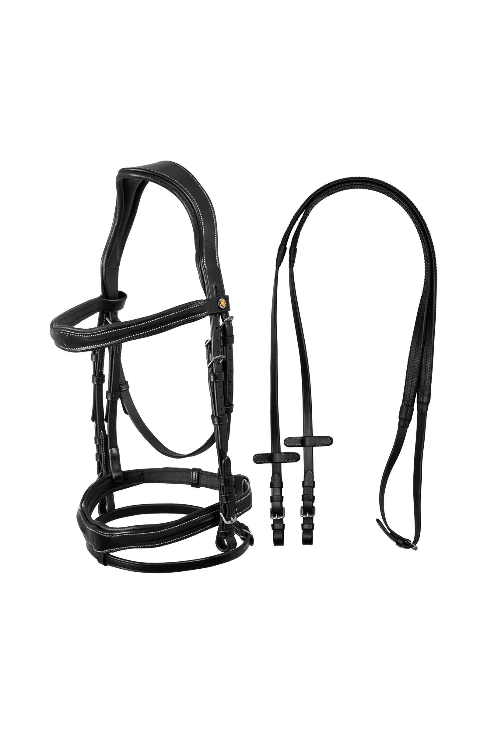 Equestro Anatomical Bridle With Logo Bridles & Reins