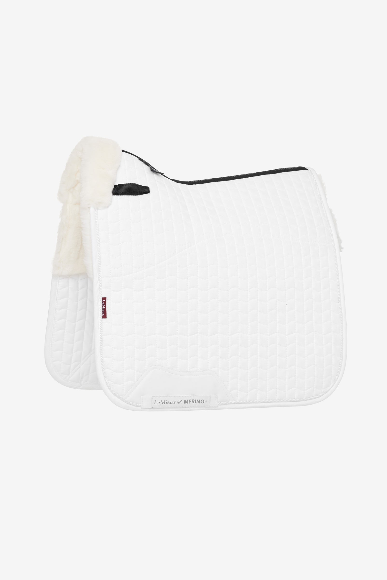 LeMieux Merino+ Dressage Saddle Pad Suede-effect, half lined Saddle Pads