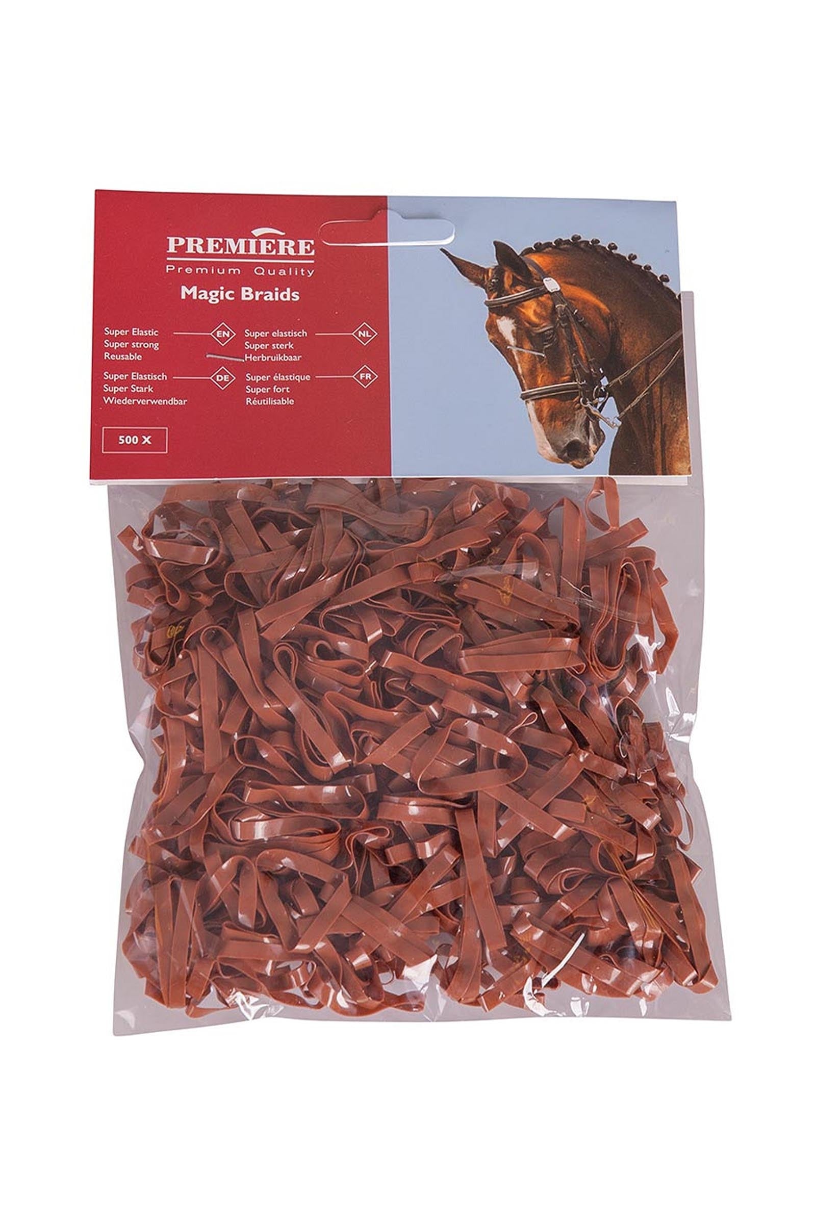 Premiere Magic Mane Plaiting Bands (500 pcs) Horse Grooming Tools