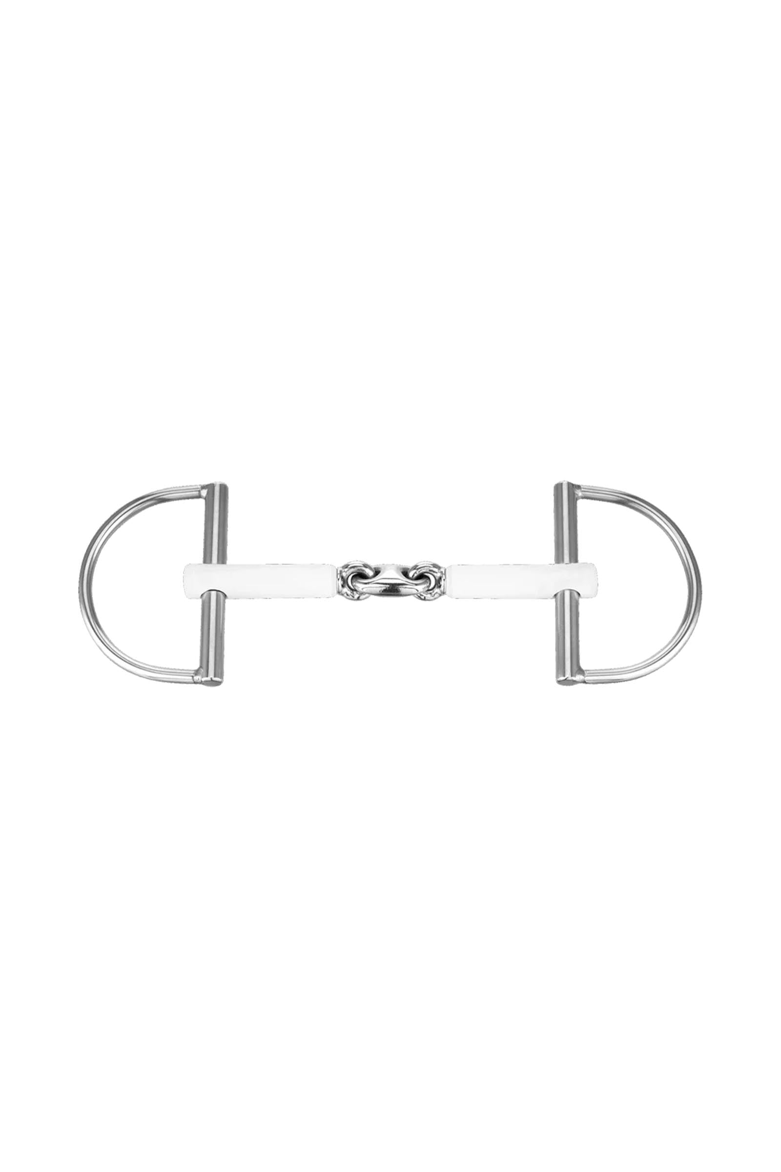 Sprenger Nathe D-Ring Snaffle Bit, Double Jt. 15mm, Thermoplastic Horse Bits