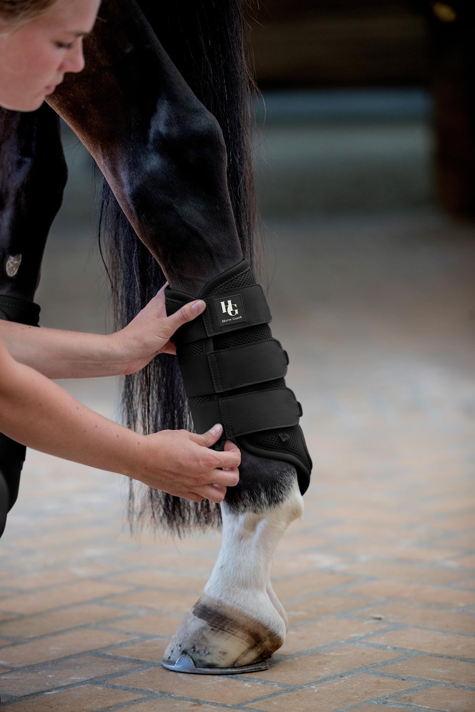 Horse Guard HorseGuard Timothy Mesh Dressage Boots Leg & Hoof Protection