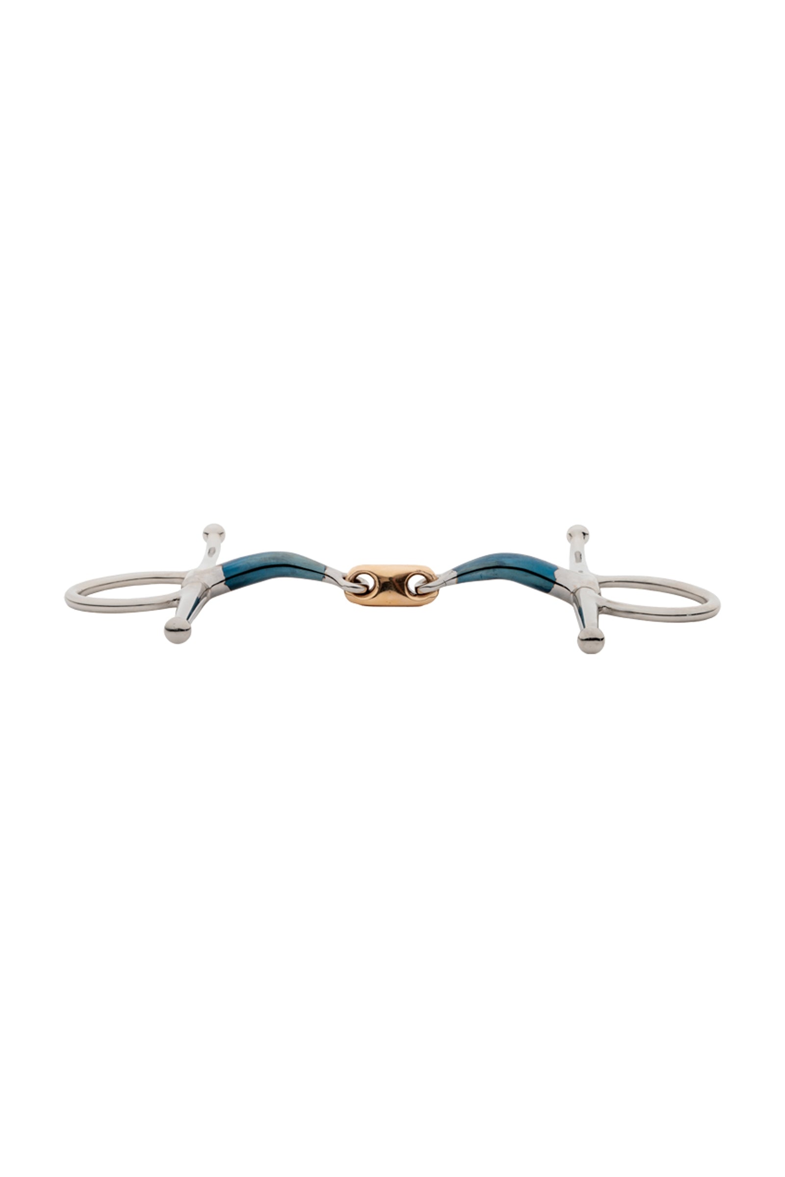 Kavalkade Ergonomic Full Cheek Bit Double Jointed, 14 mm Horse Bits