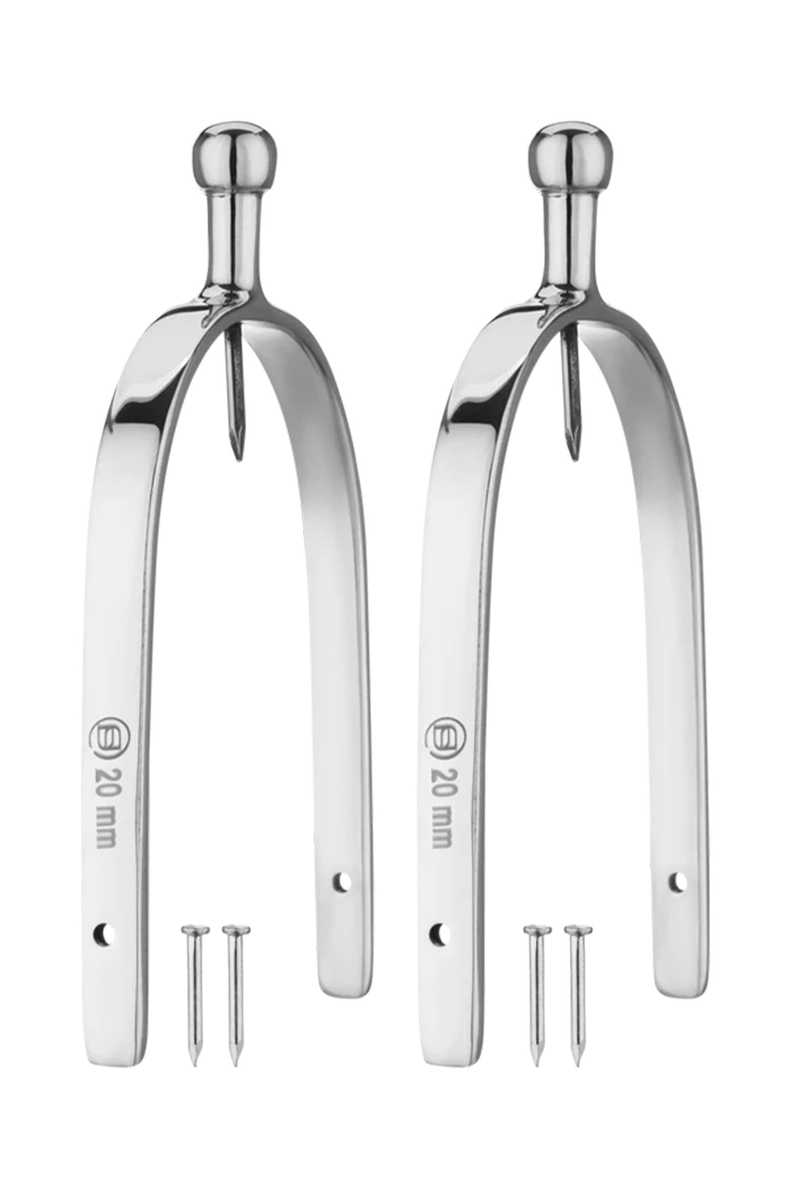 Sprenger Heel Fixing Spurs, Stainless St. 20mm Riding Whips, Crops & Spurs