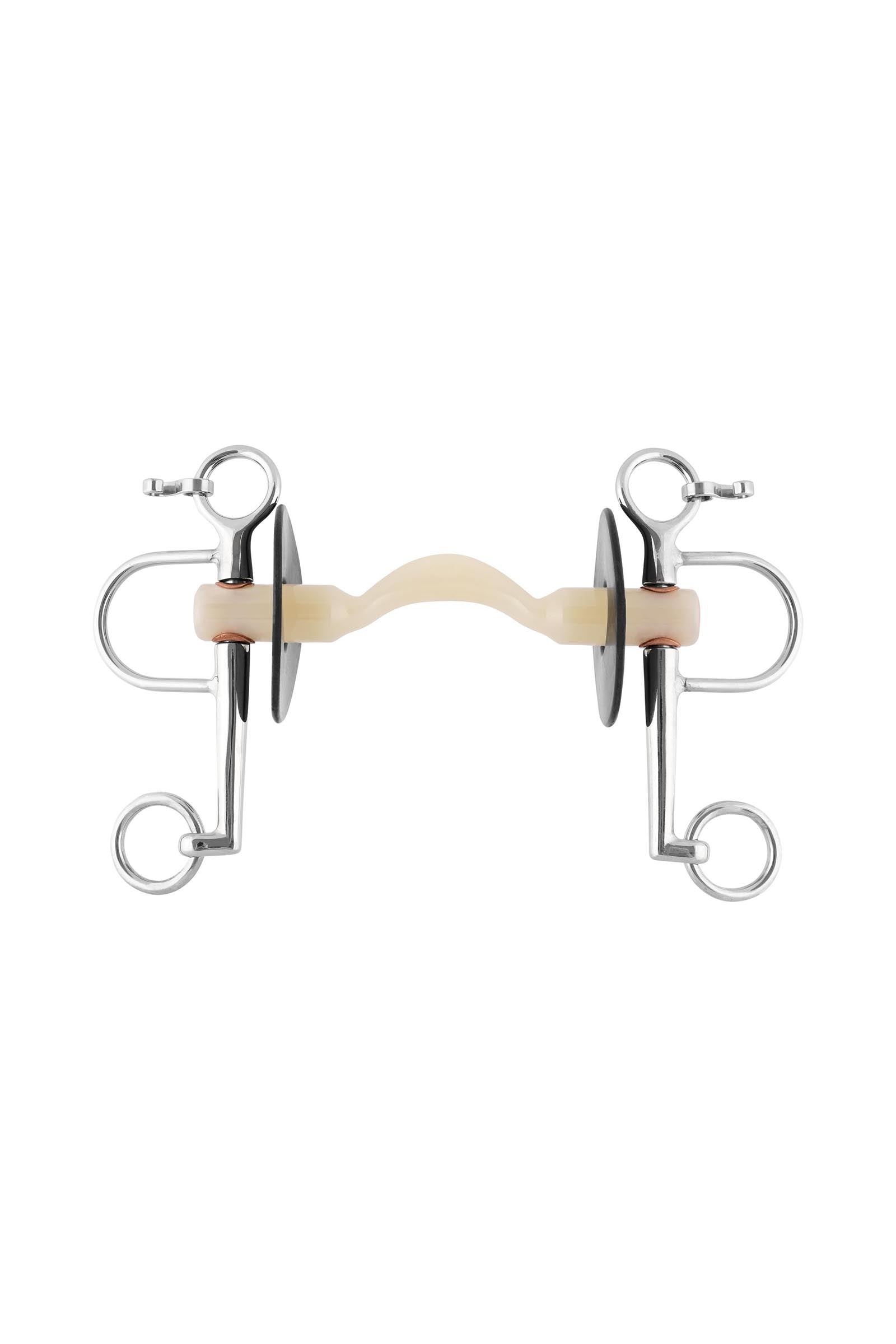 Sprenger Nathe Pelham 20 mm z miękkimi mullenowymi ustami, porto i długimi policzkami (dolny policzek 7 cm pierścień) Wędzidła