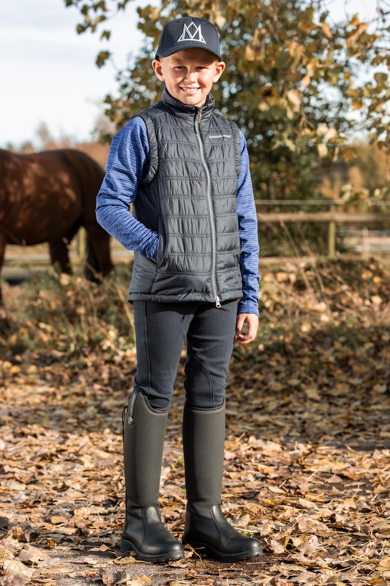 Mountain Horse Kidd Kids´ Breeches With Knee Patches Kids Apparel