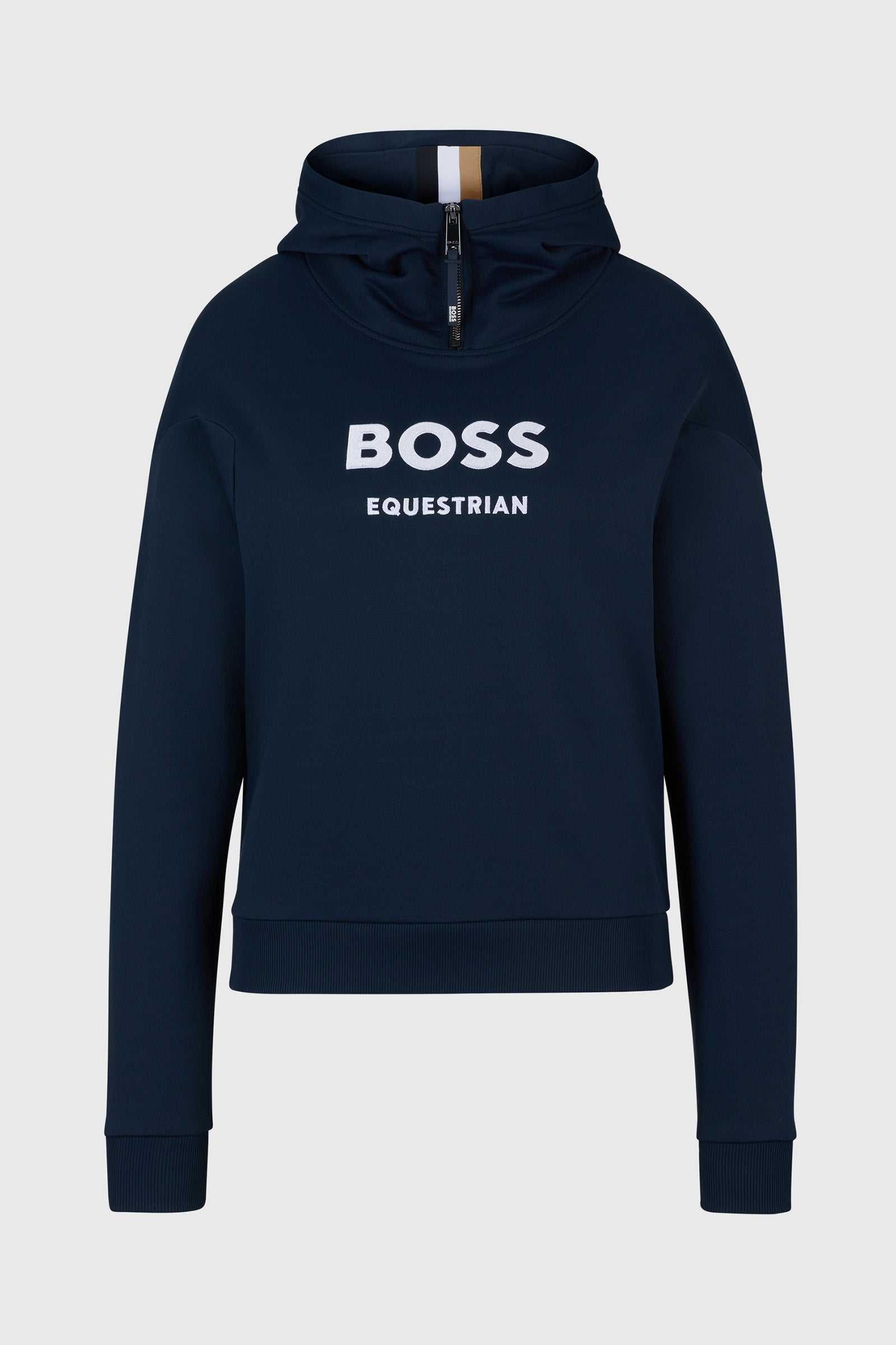 Boss Faye Logo Bluza z Zamkiem Odzież jeździecka damska