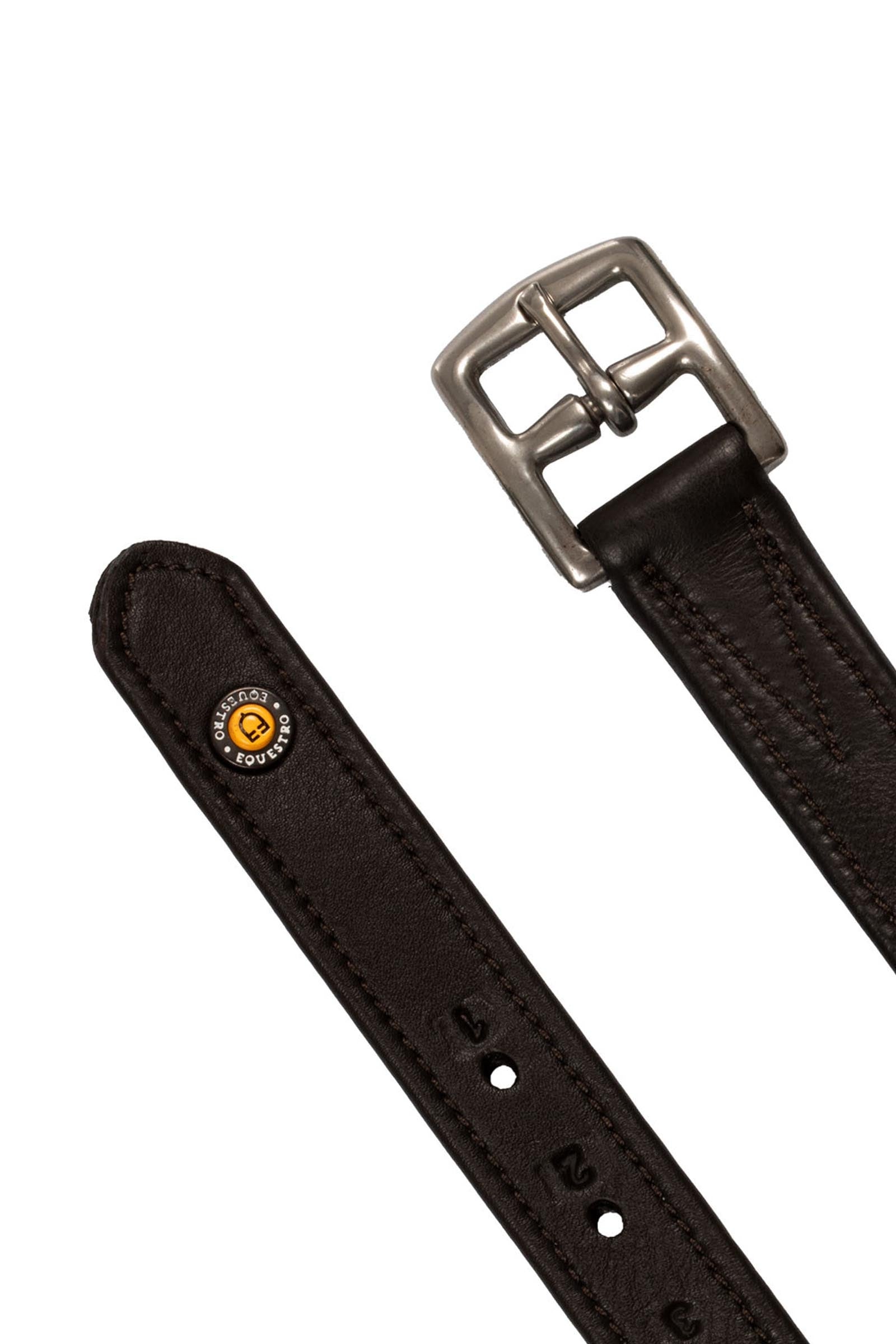 Equestro Leathers Stirrup With Numbered Holes Saddles, Girths & Stirrups