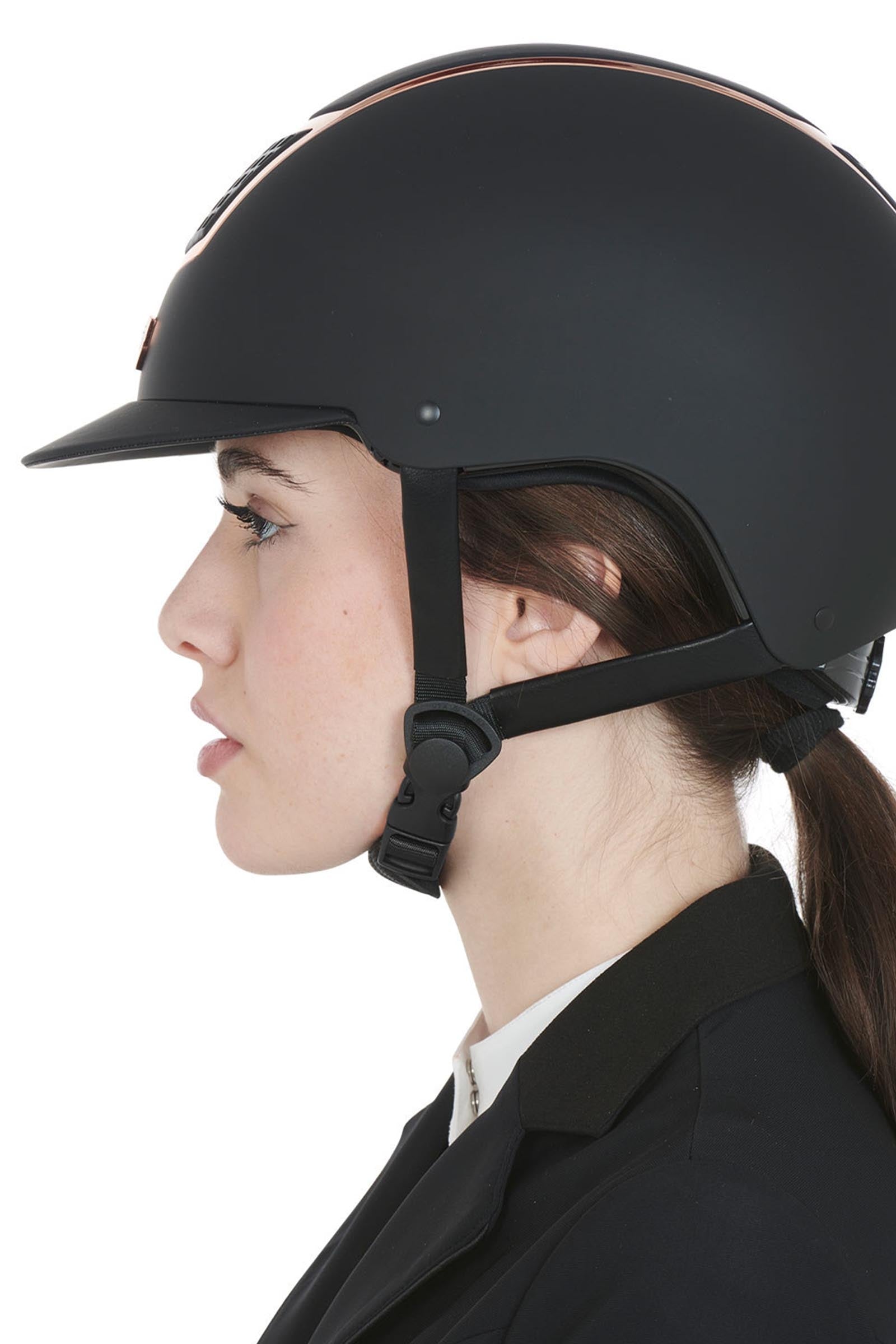 Equestro Ultra Light Helmet With Polished Frame Homologation En 1384-2023 Safety Equipment