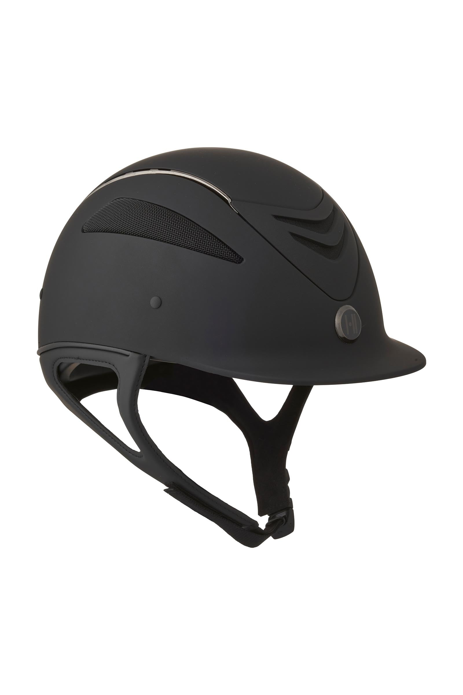 OneK Defender Matt Chrome Kask jeździecki Kaski i kamizelki jeździeckie