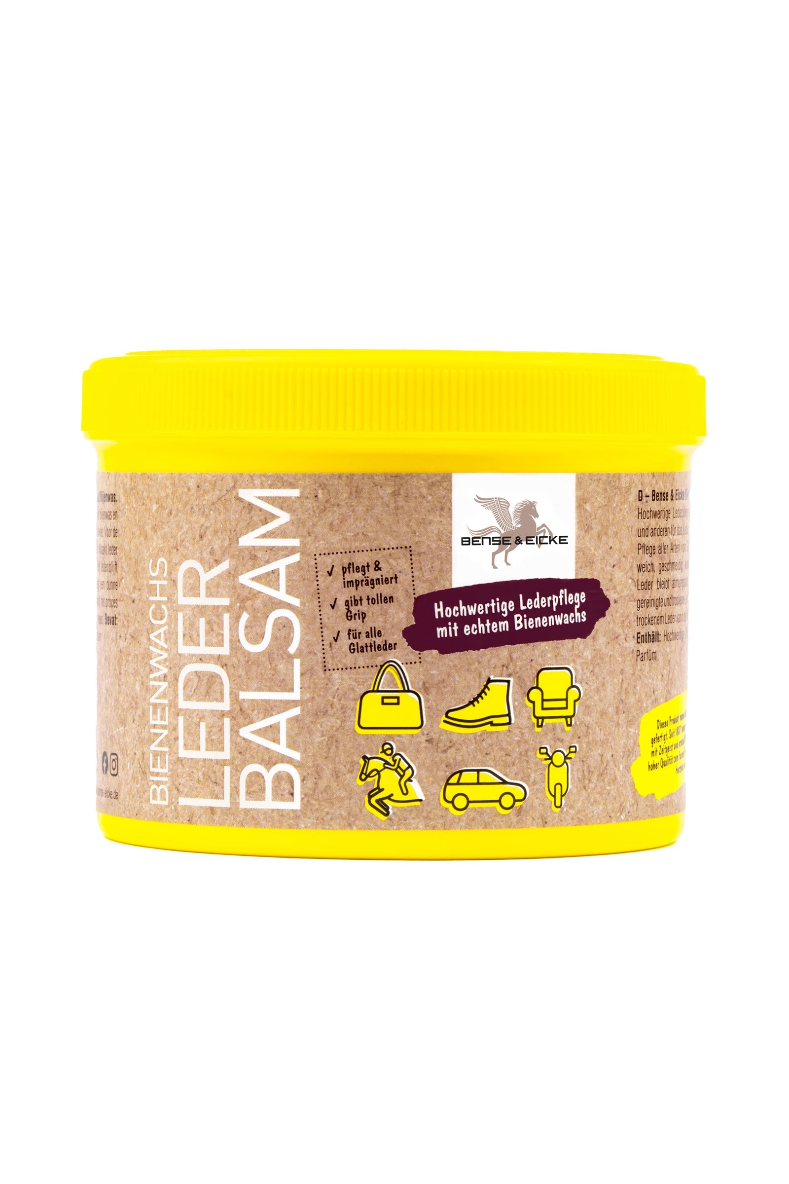 Bense & Eicke Balsam do skóry z woskiem pszczelim, 500 ml Zdrowie