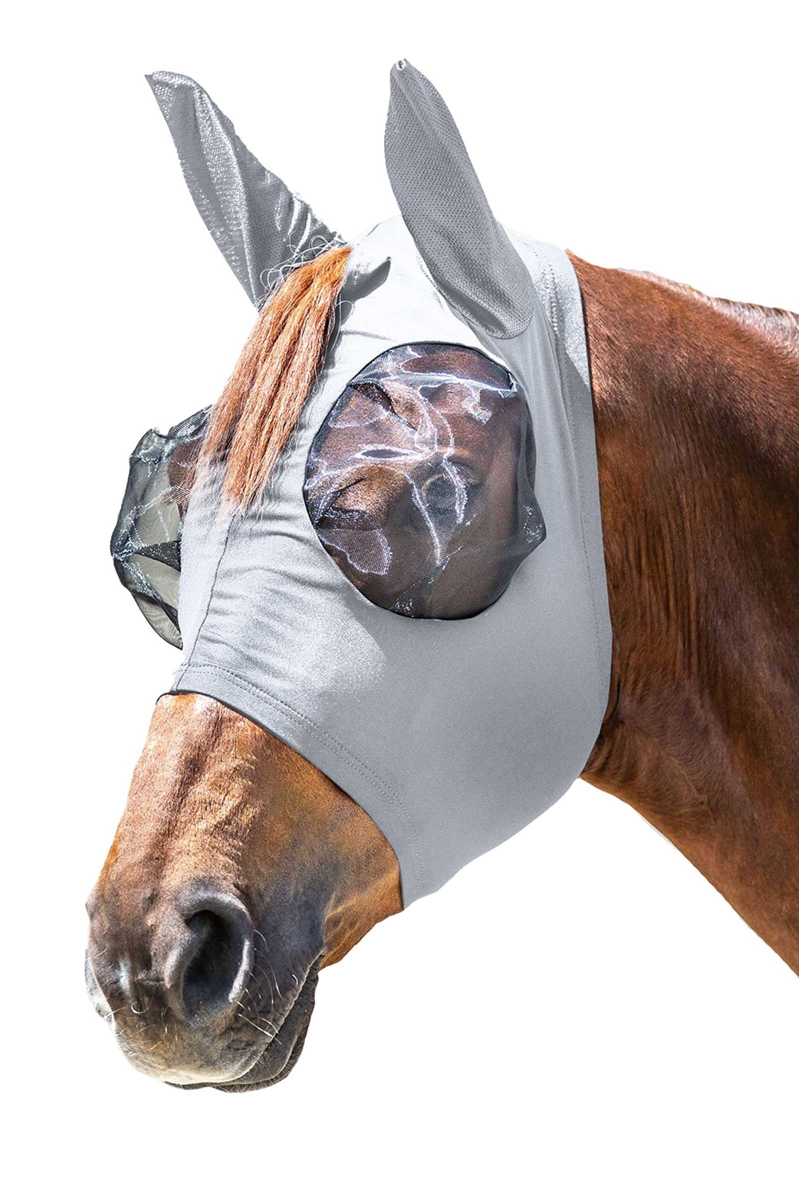 Waldhausen Puck Fly Mask With Zip Antifly Protection for Horses