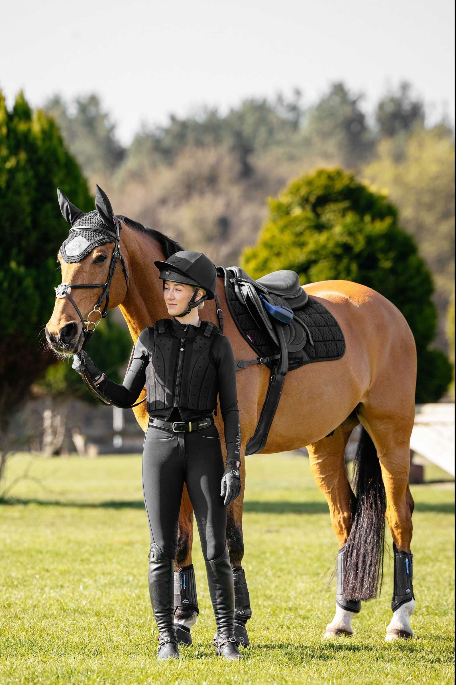 LeMieux 3D Mesh Self-Cool Eurojump Saddle Pad Saddle Pads