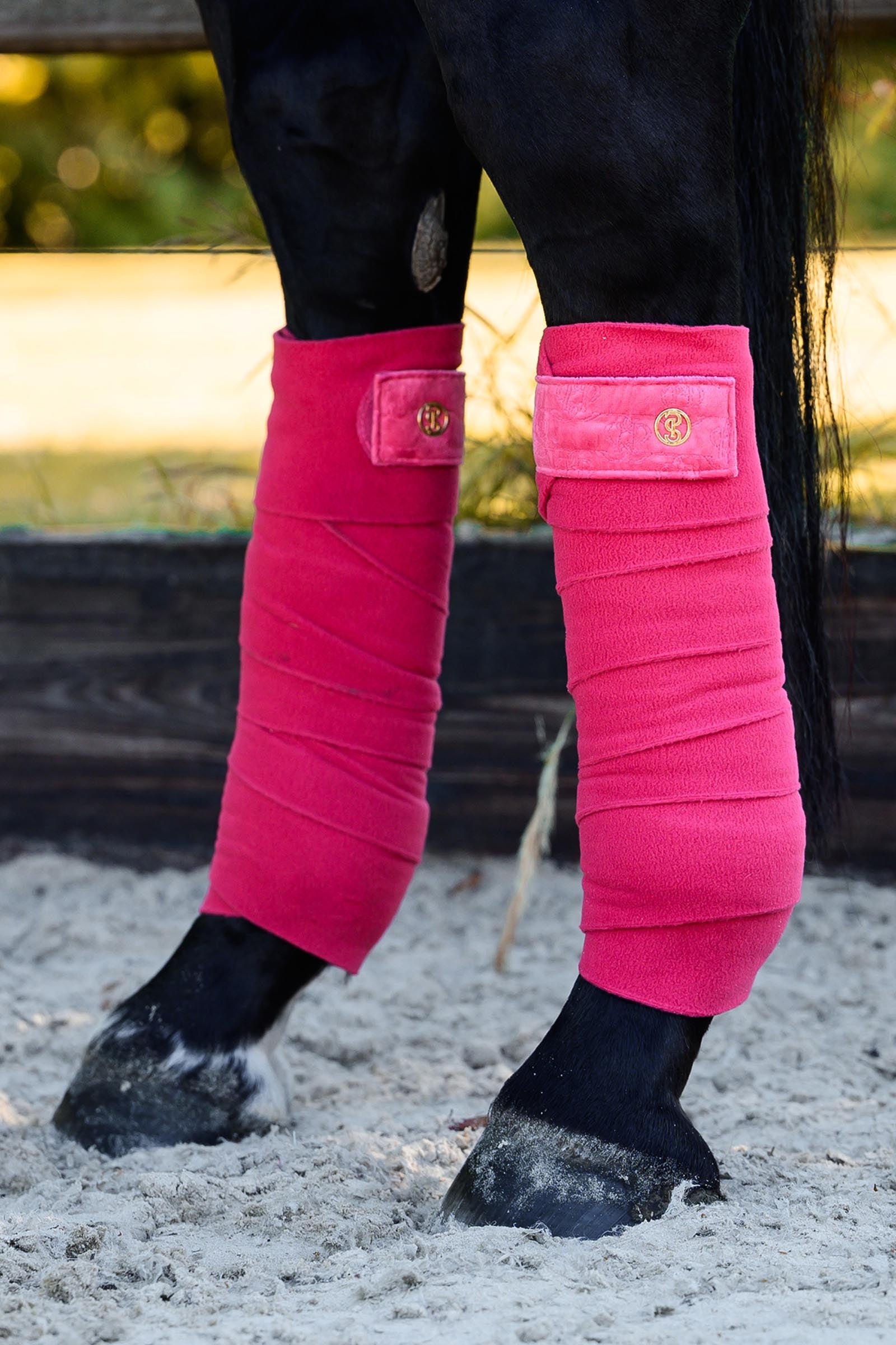 PS of Sweden Polos Velvet Monogram Leg Protection & Hoof Protection for Horses