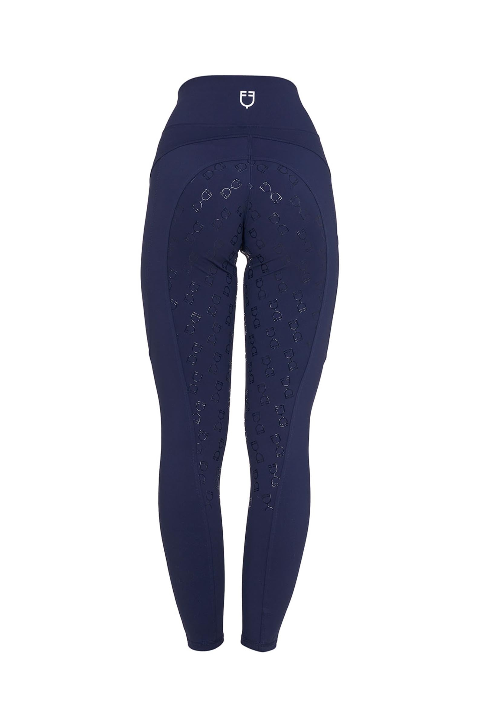 Equestro SS2026 Damskie legginsy jeździeckie micro mesh Womens Breeches