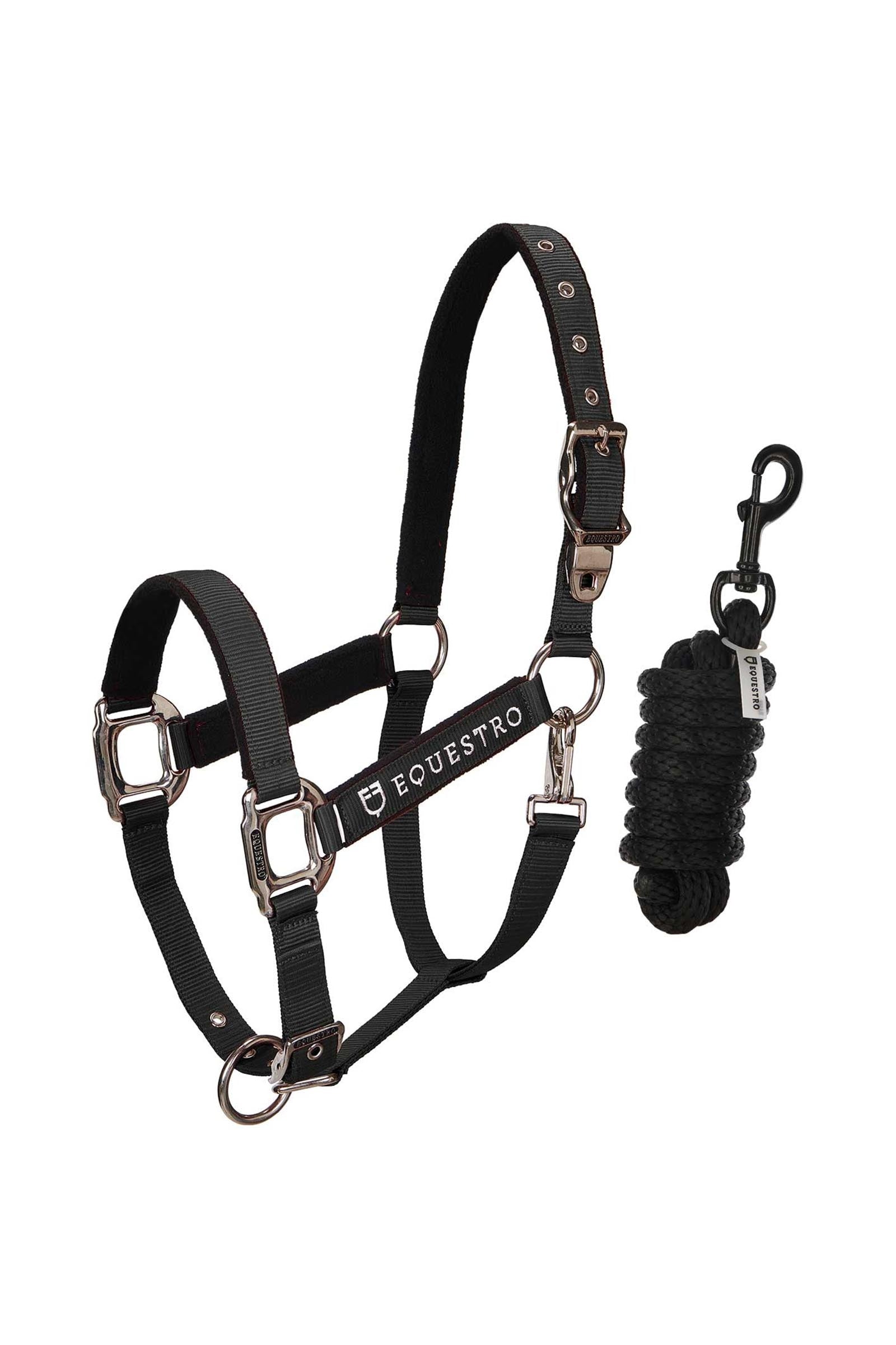Equestro Padded Double Adjustment Headcollar Halters & Leads
