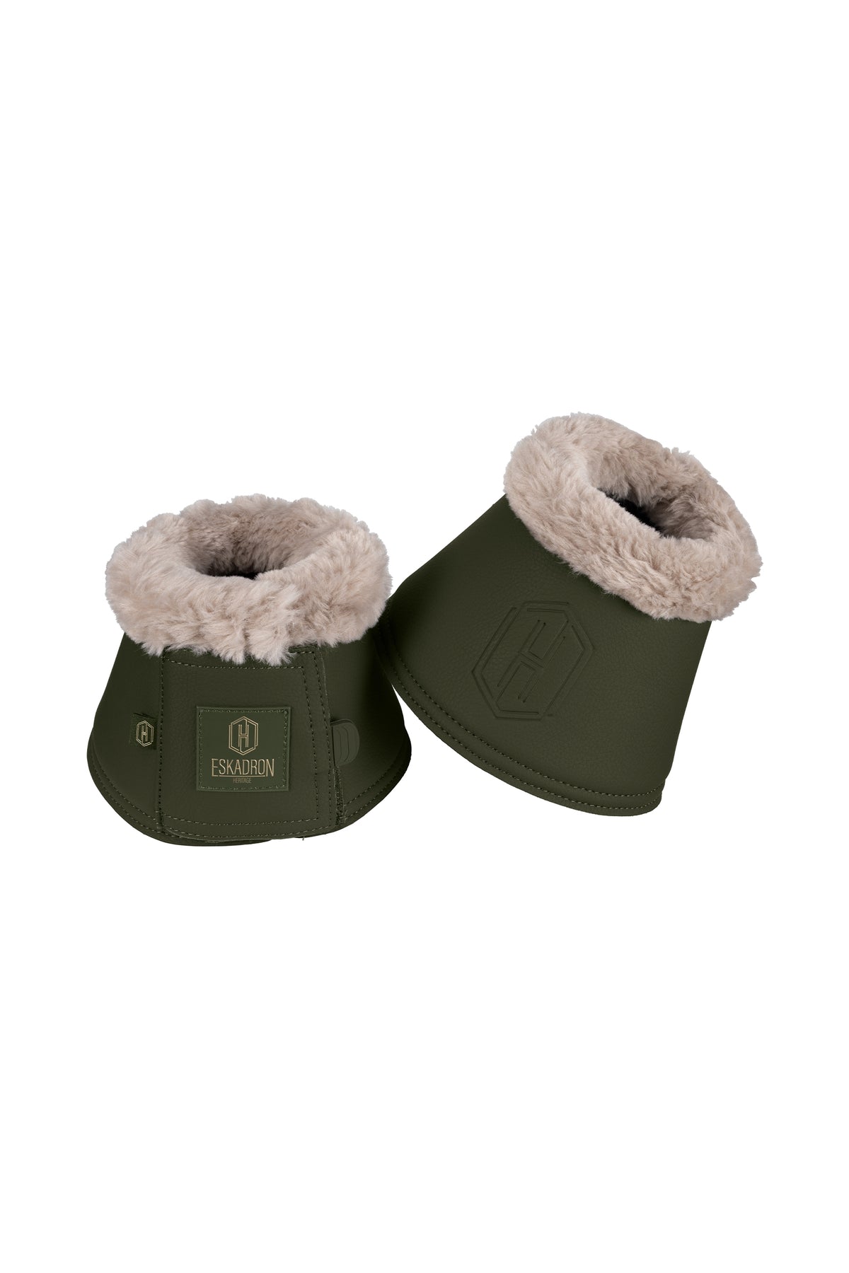 Eskadron Heritage 26/27 Faux Leather Faux Fur Bell Boots (Pair) Leg & Hoof Protection