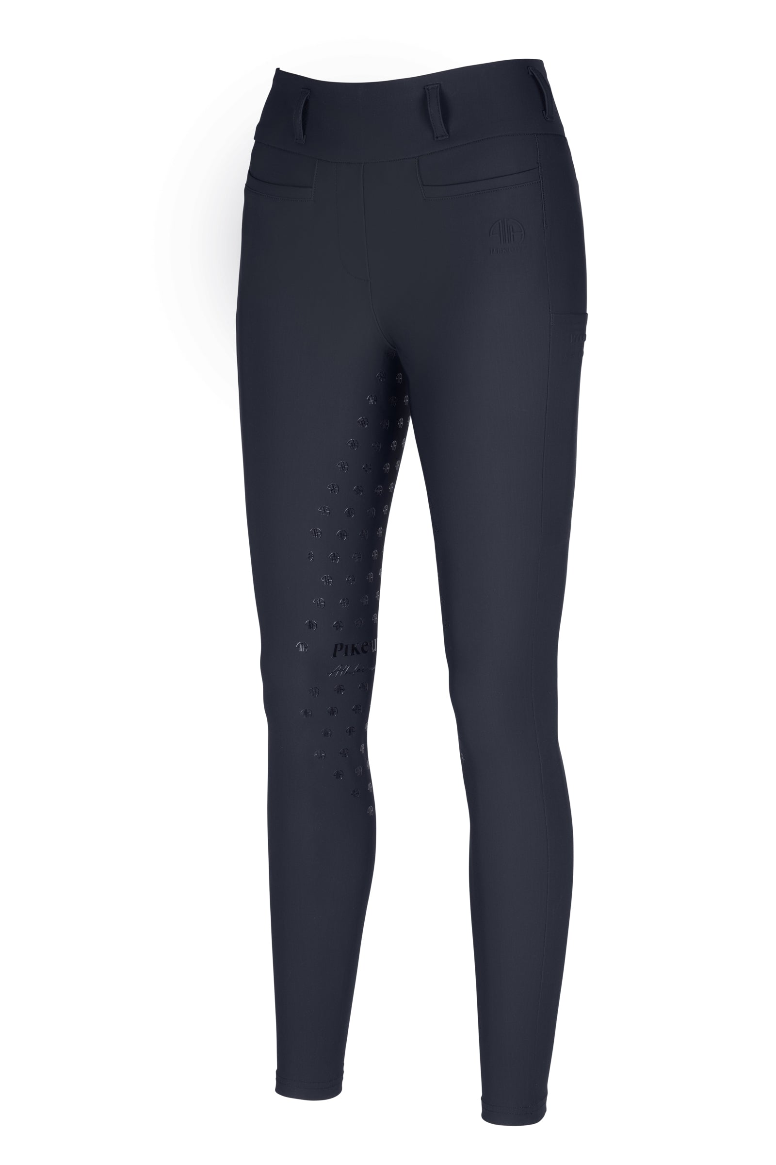 Pikeur Linnett legginsy do jazdy konnej dla kobiet, bezszwowe, z wysokim stanem i pełnym lejem Womens Breeches