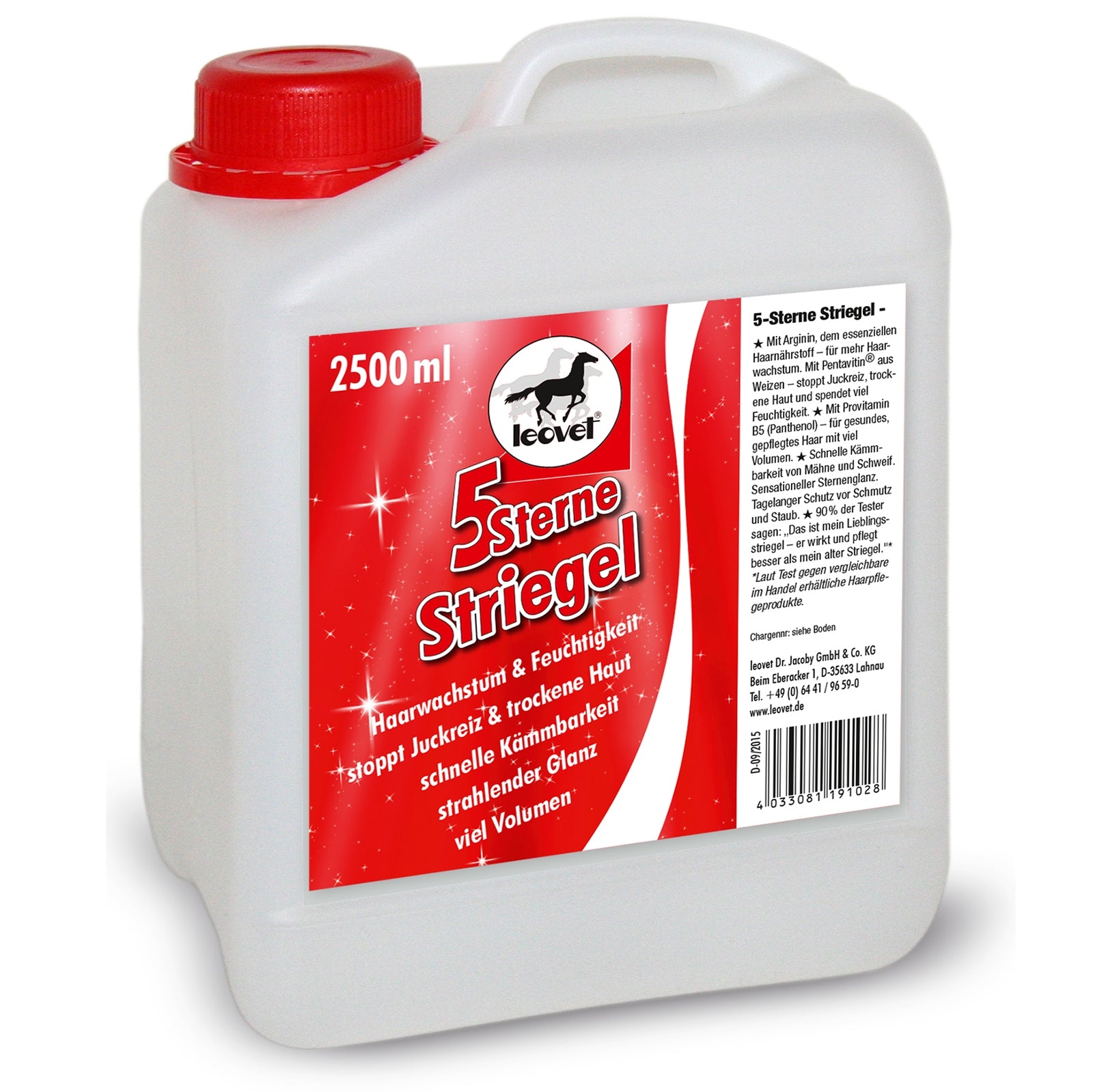 Leovet 5-Sterne Striegel 2500ml - Odżywka do grzywy, sierści i ogona Zdrowie