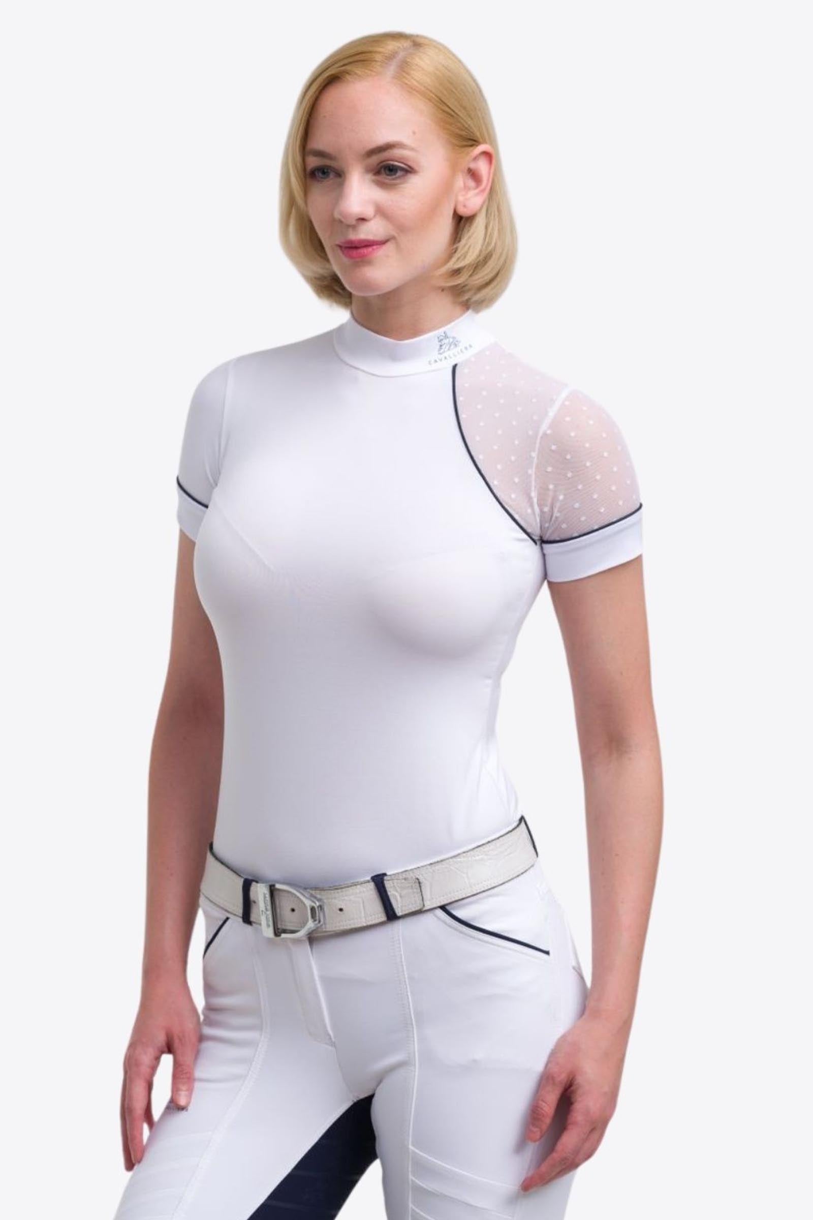 Cavalliera Modern Dame Women´s Riding Show Shirt, Short Sleeve Women’s Riding Clothing