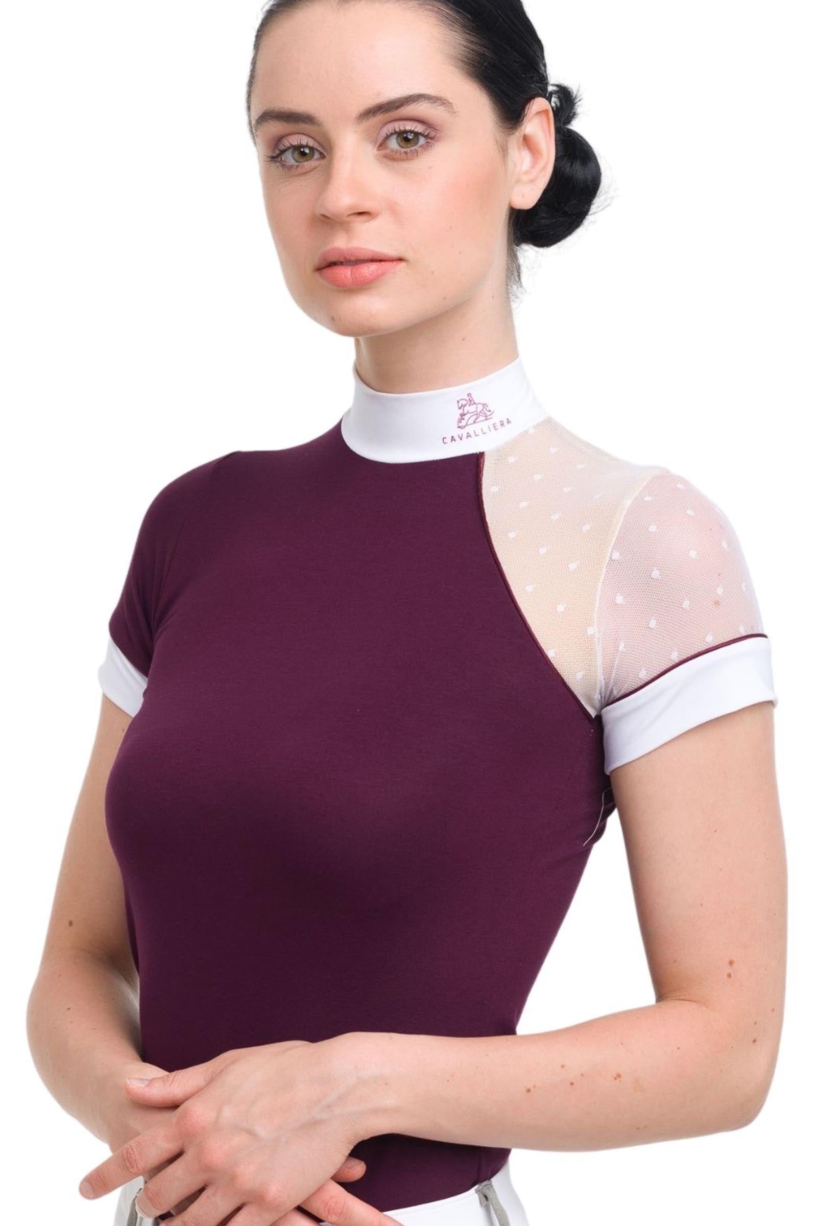 Cavalliera Modern Dame Women´s Riding Show Shirt, Short Sleeve Women’s Riding Clothing