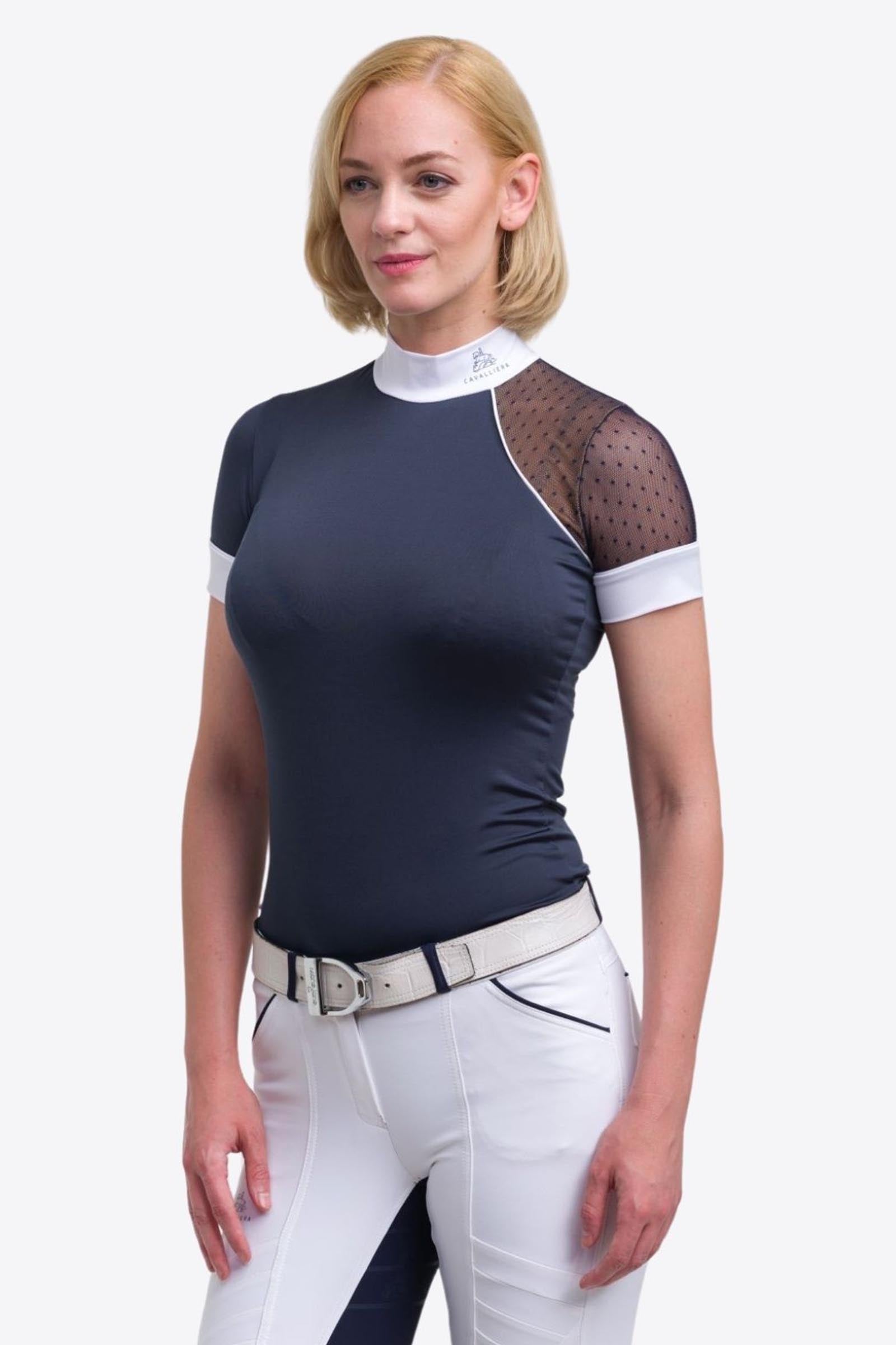 Cavalliera Modern Dame Women´s Riding Show Shirt, Short Sleeve Women’s Riding Clothing