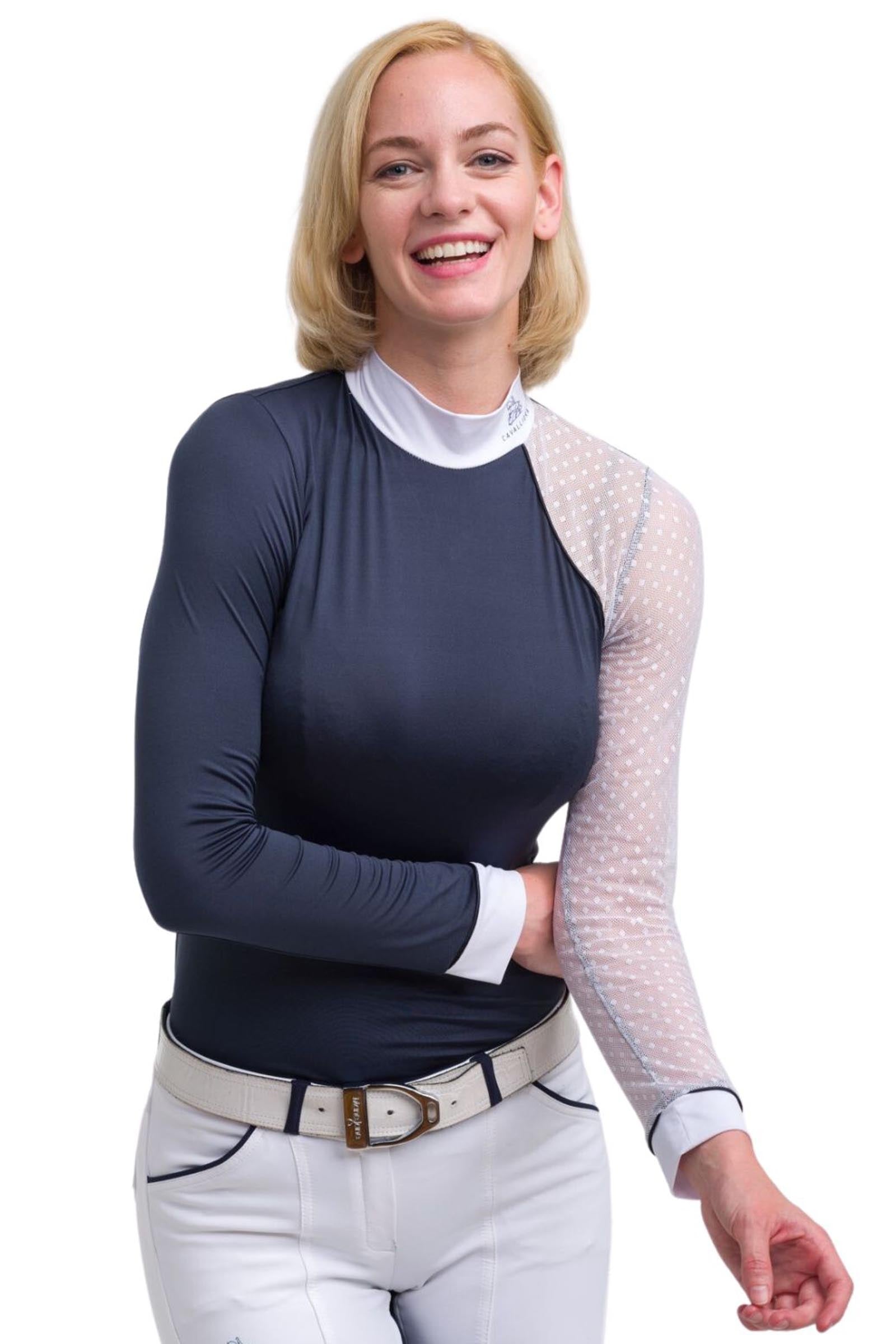 Cavalliera Modern Dame Women´s Riding Show Shirt, Short Sleeve Women’s Riding Clothing