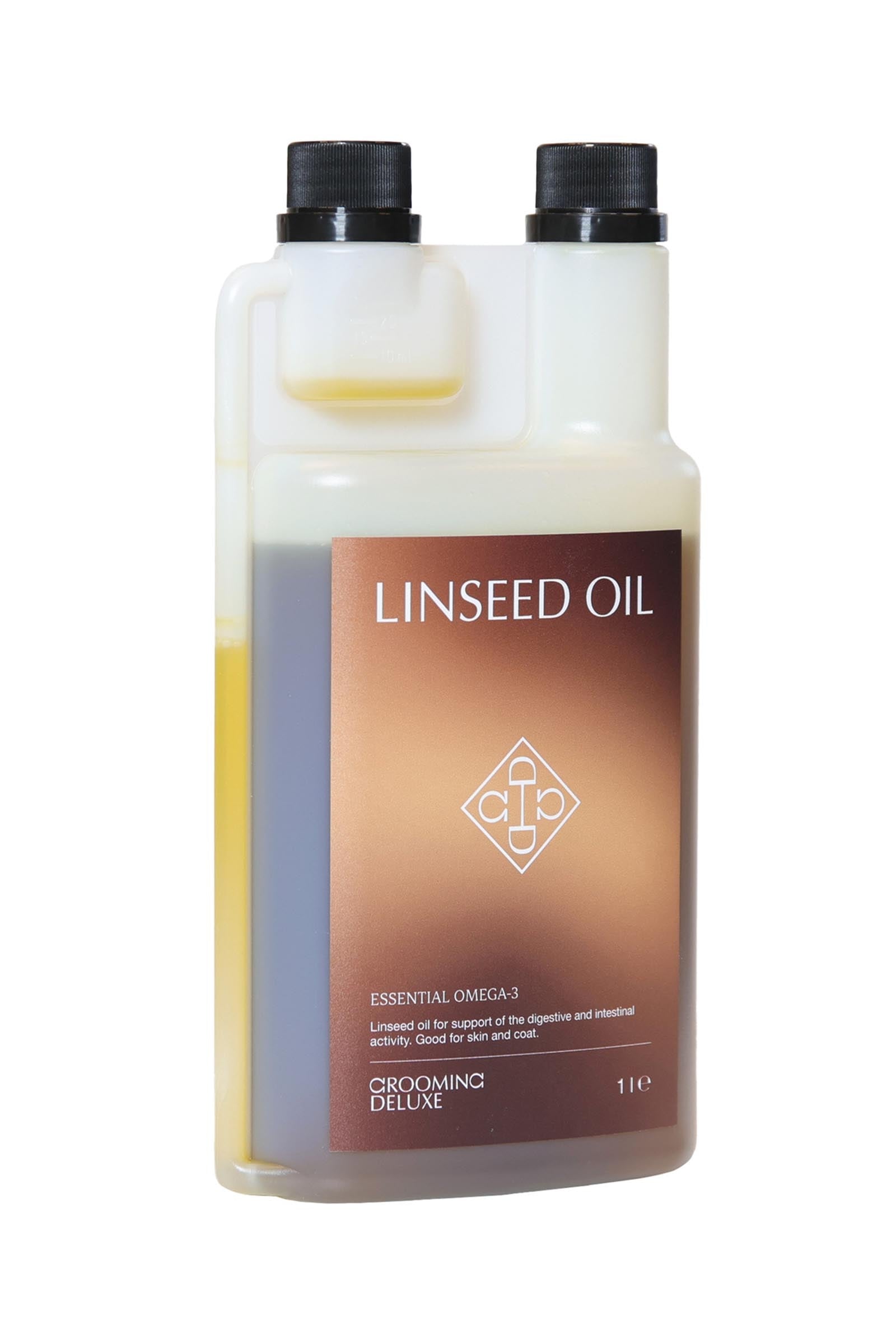 Grooming Deluxe Olej lniany, 1000 ml Horse Feed & Nutrition