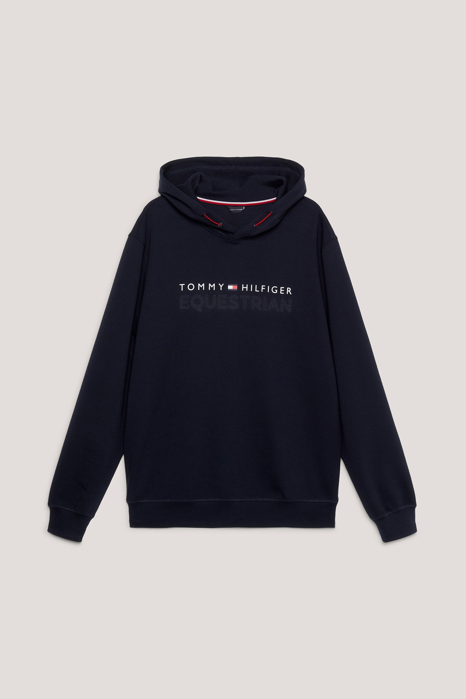 Tommy Hilfiger Equestrian Polarowa bluza z kapturem London Logo Odzież jeździecka męska